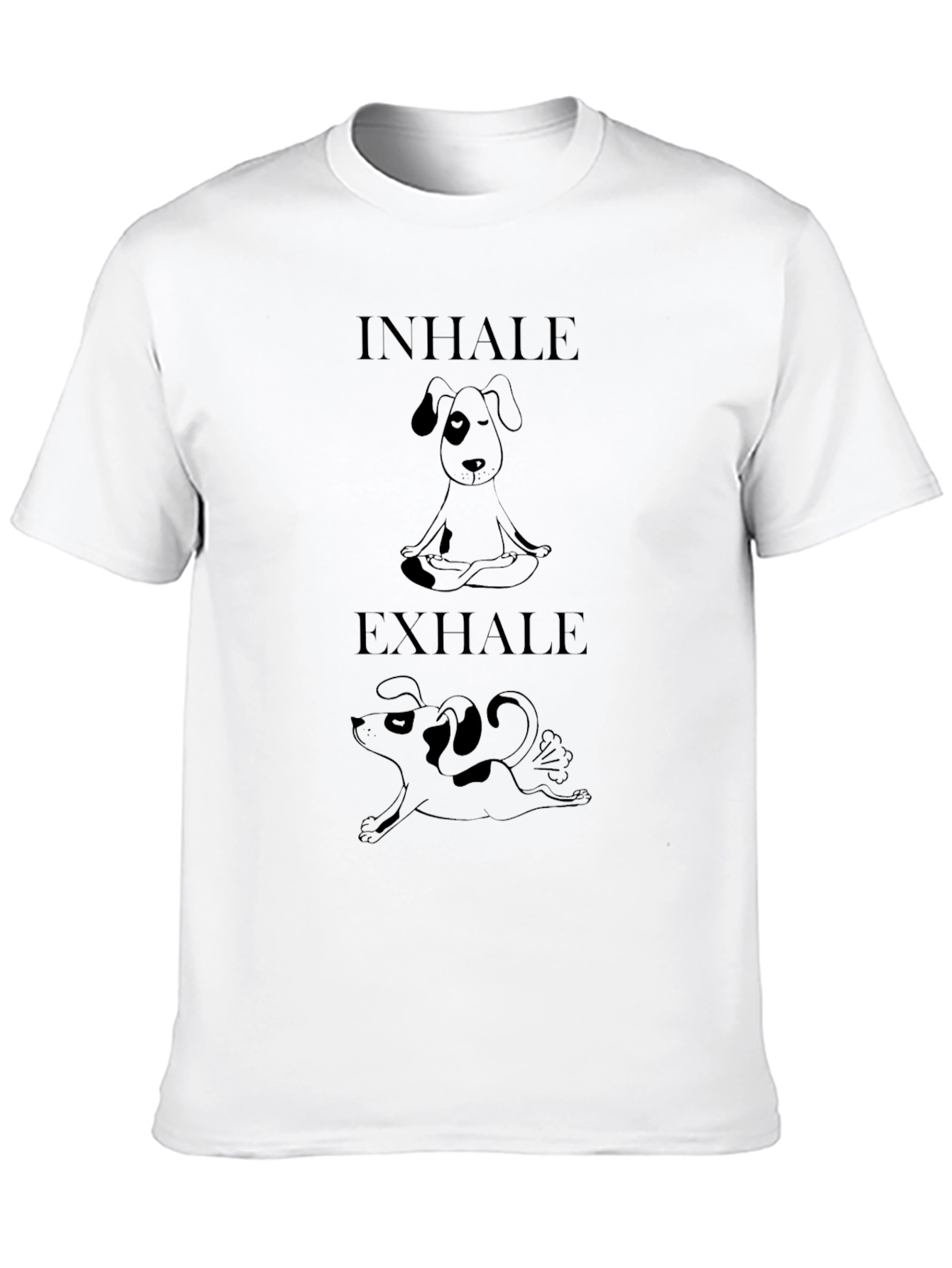 Inhale Exhale Yoga Dog T-Shirt
