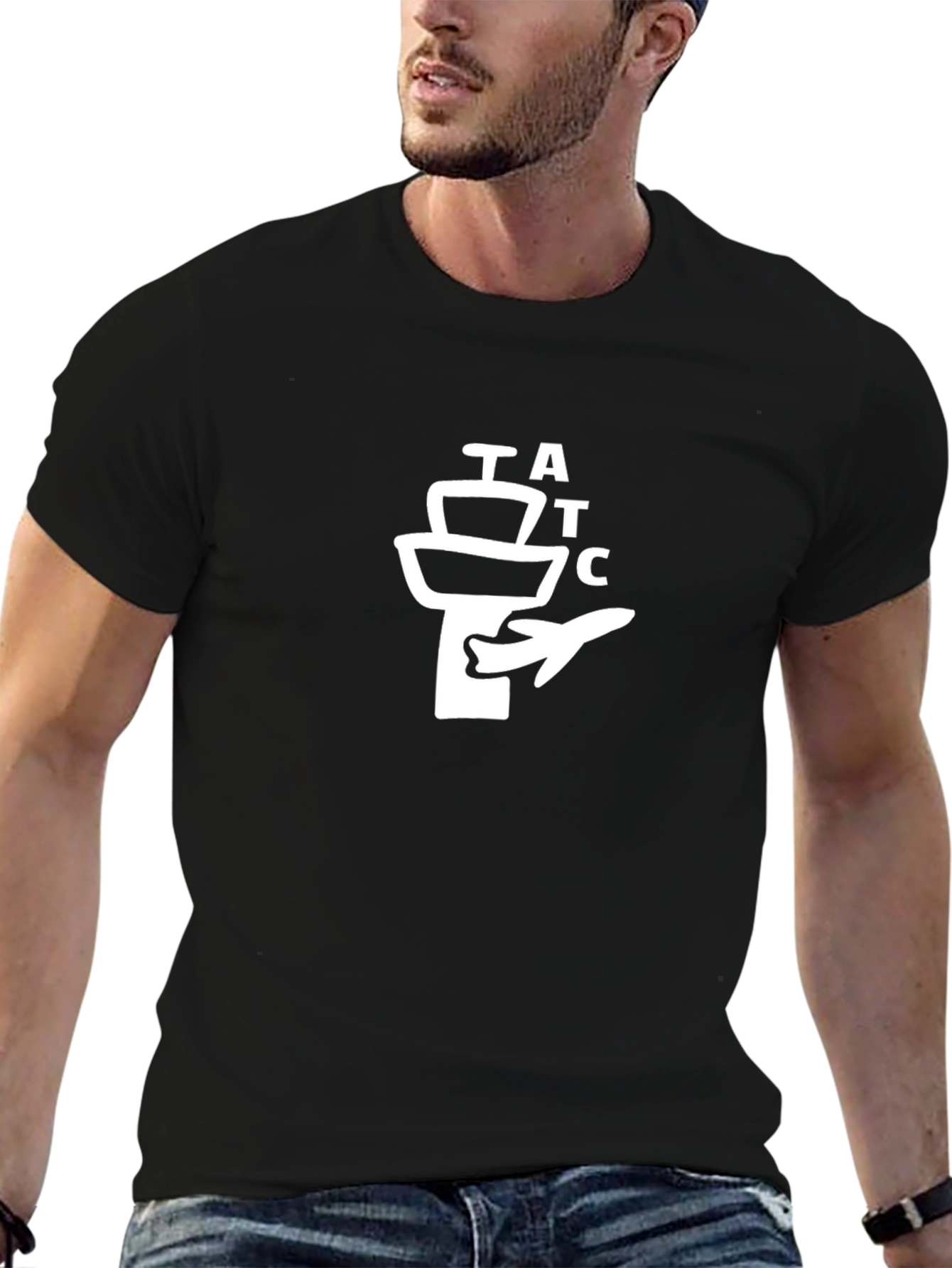 Air Traffic Control T-Shirt ATC Tower Plane Tee