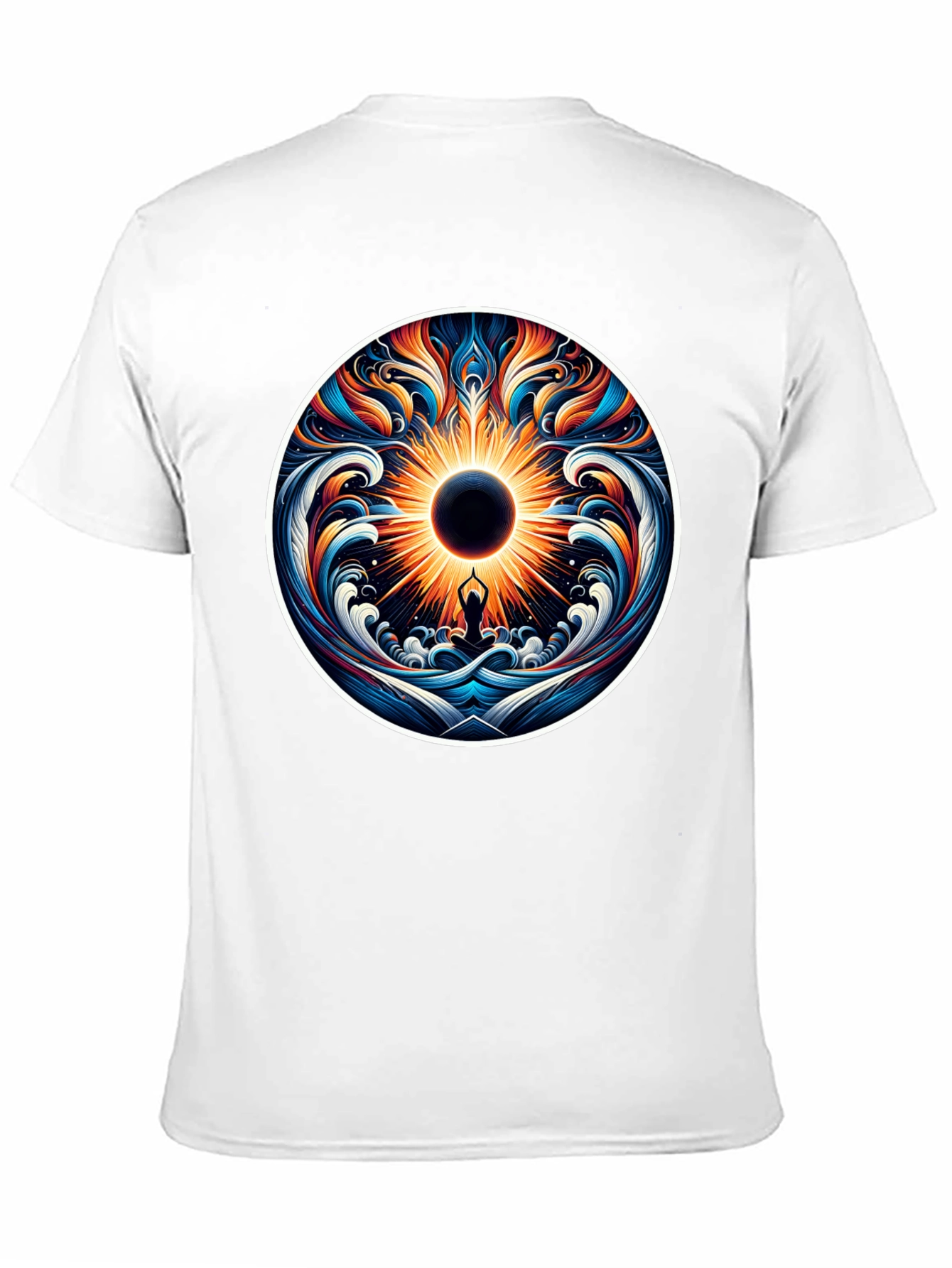 Psychedelic Yoga Eclipse Graphic Tee