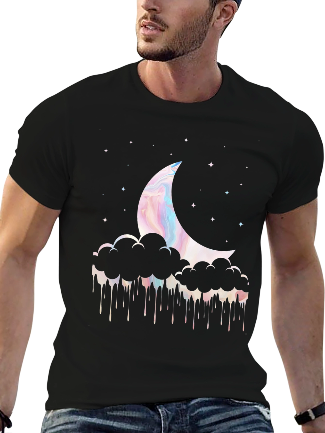 Dreamy Moon Cloud Graphic Tee