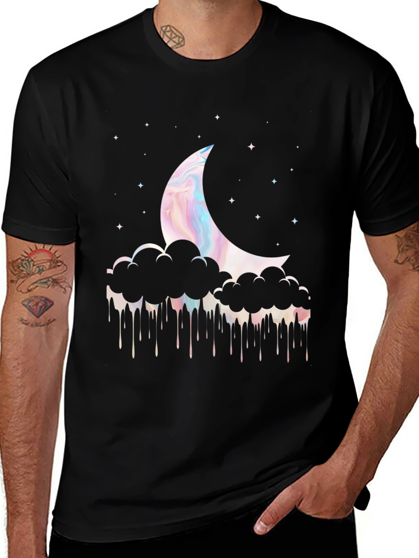 Dreamy Moon Cloud Graphic Tee