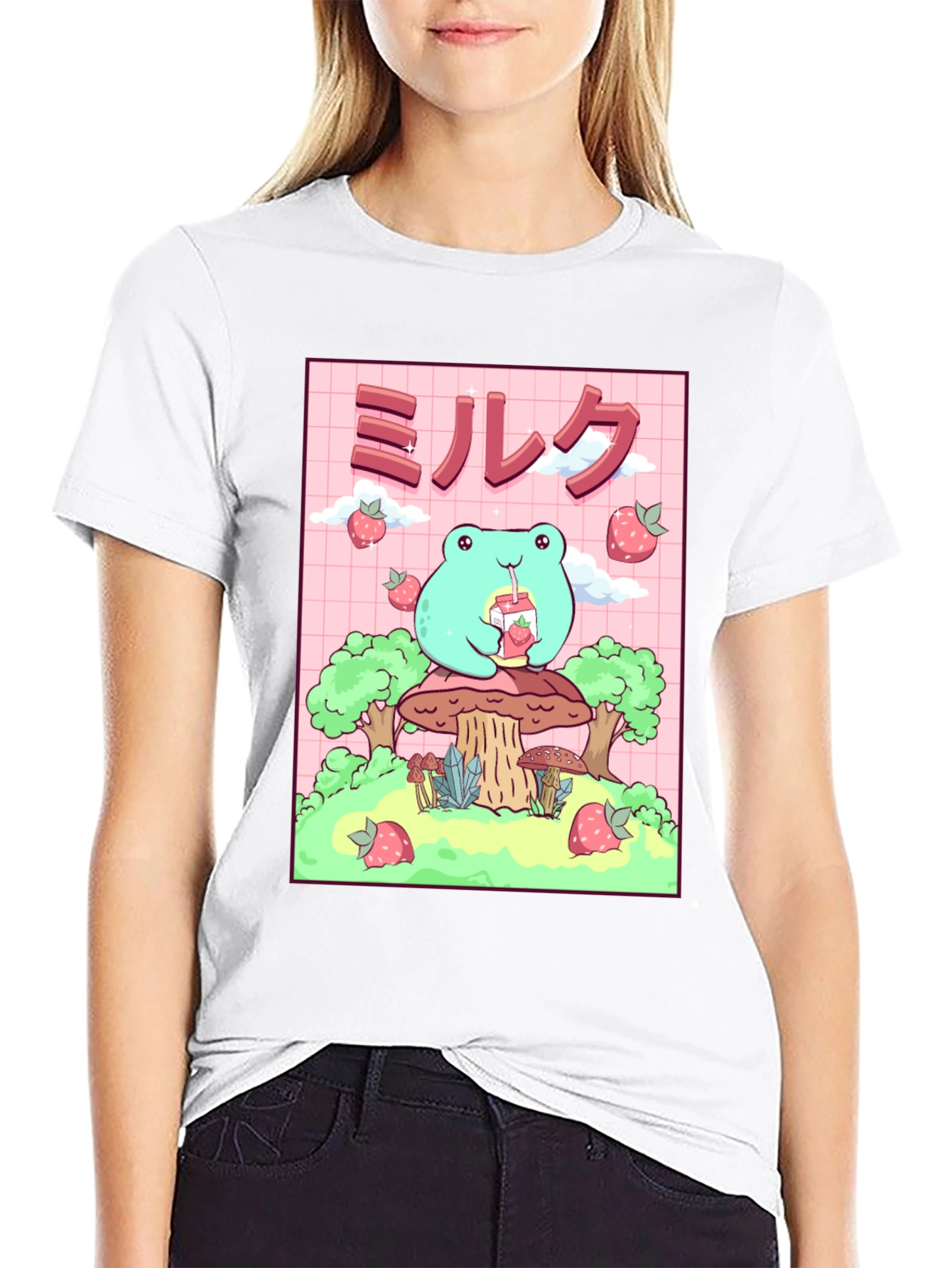 Frog Milk Strawberry T-Shirt