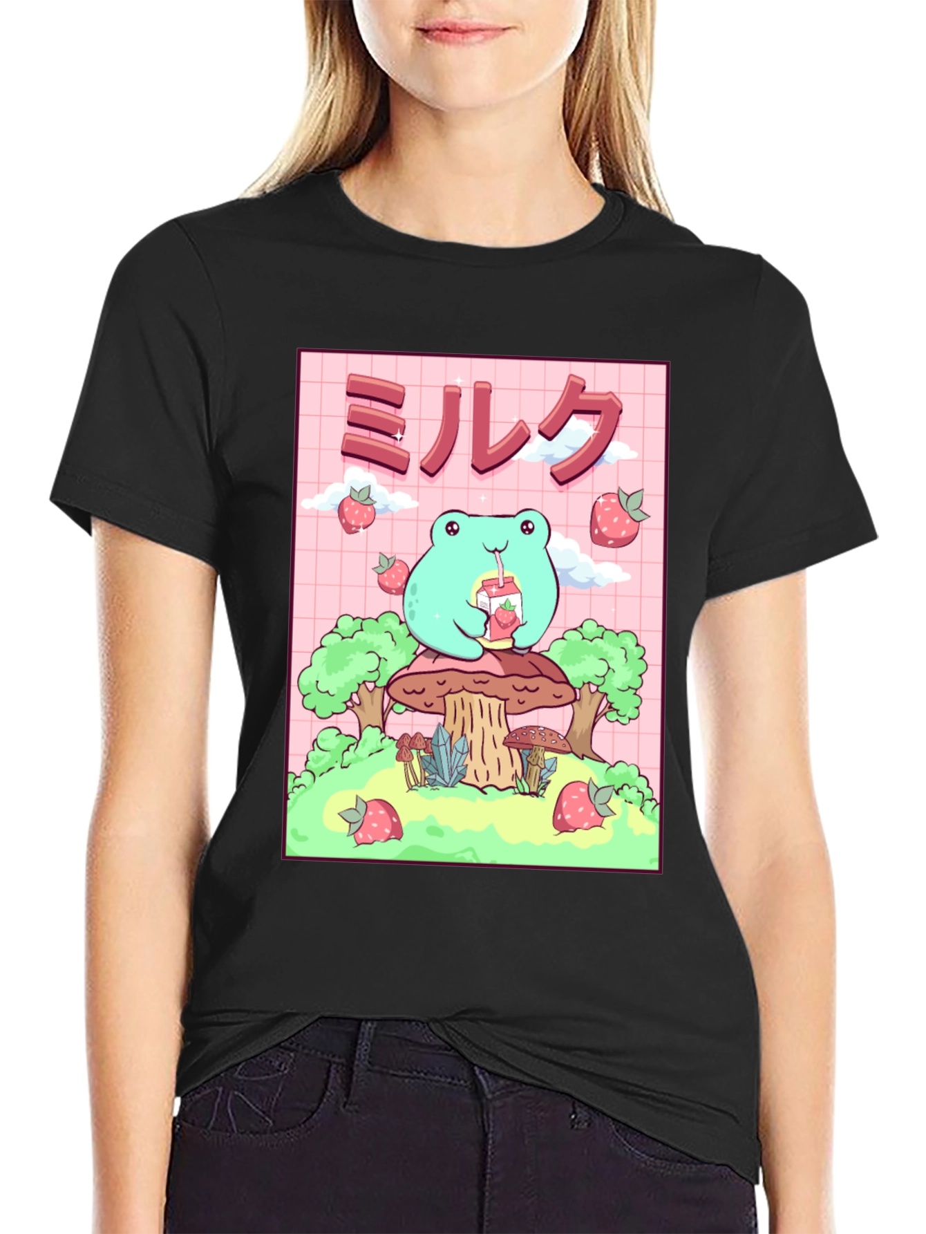 Frog Milk Strawberry T-Shirt