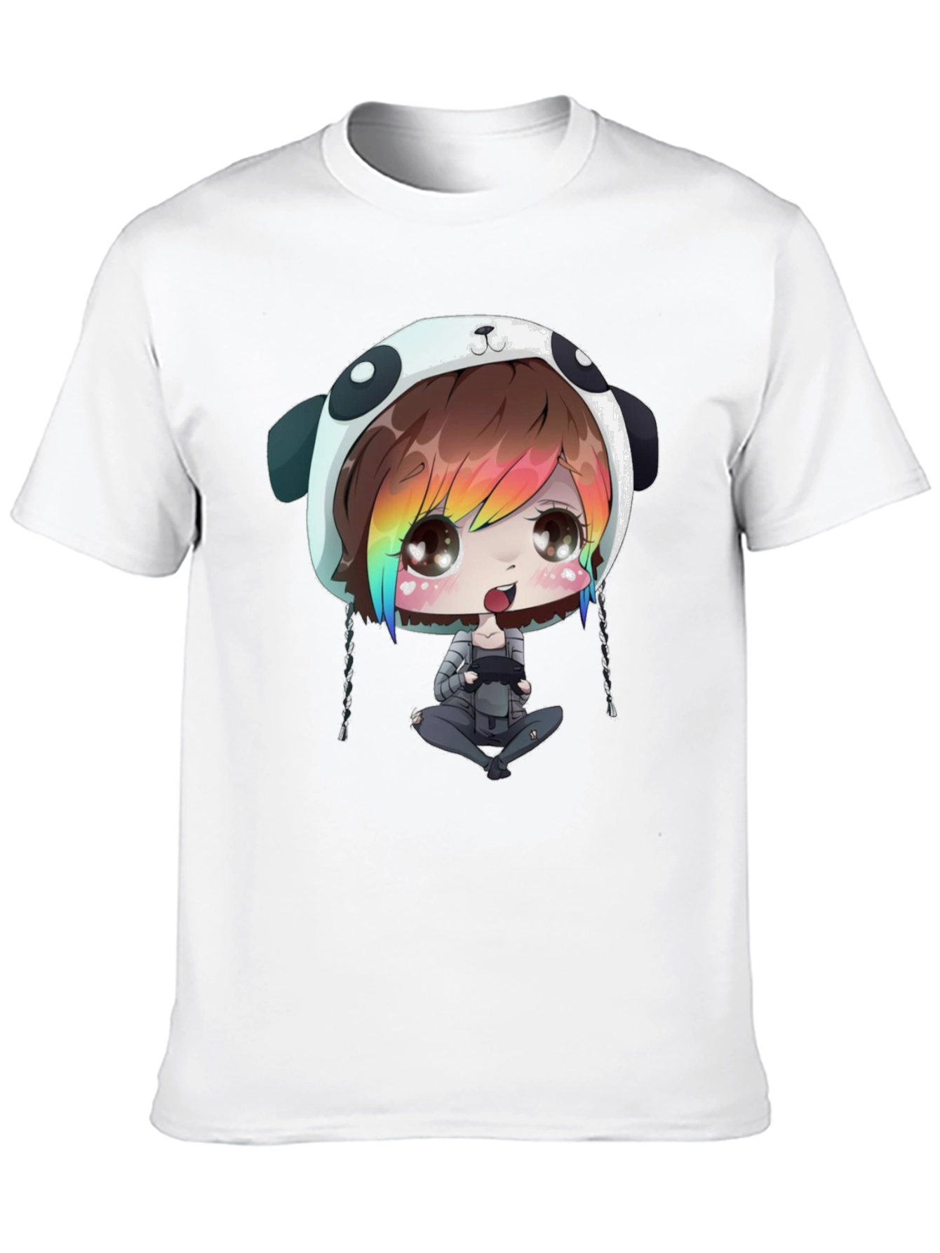 Anime Gamer Black T-Shirt