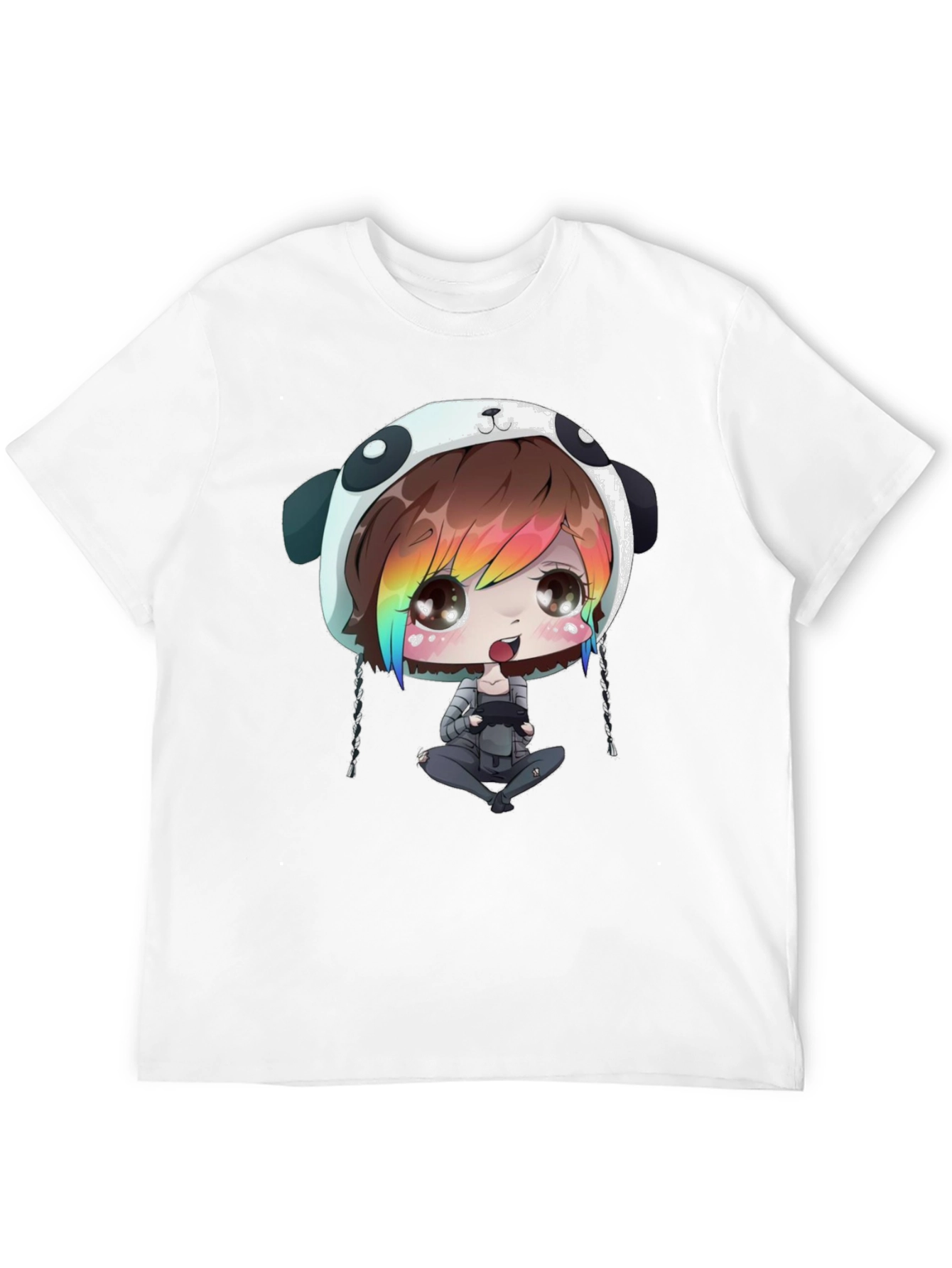 Anime Gamer Black T-Shirt