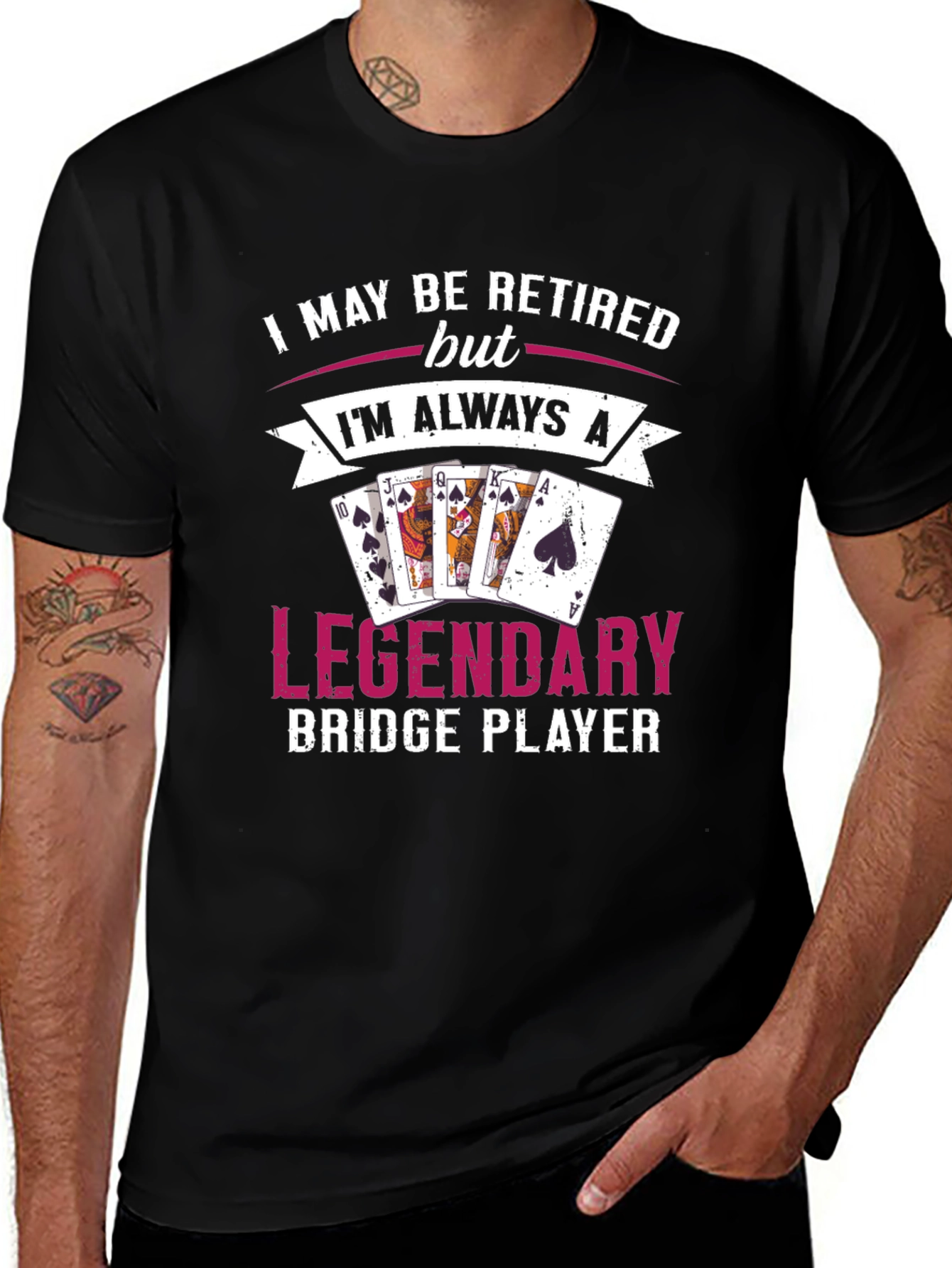 Retired Legendary Bridge Player T-Shirt