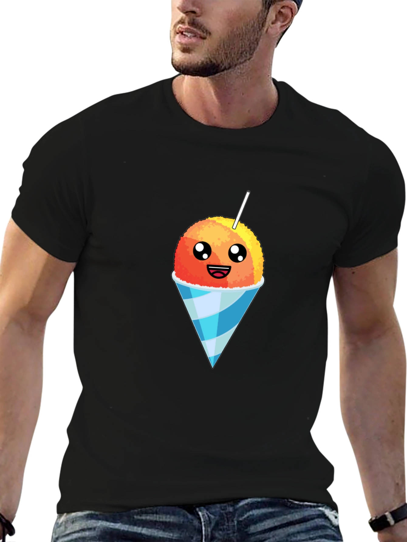 Snow Cone Graphic Tee - Sweet Treat Design
