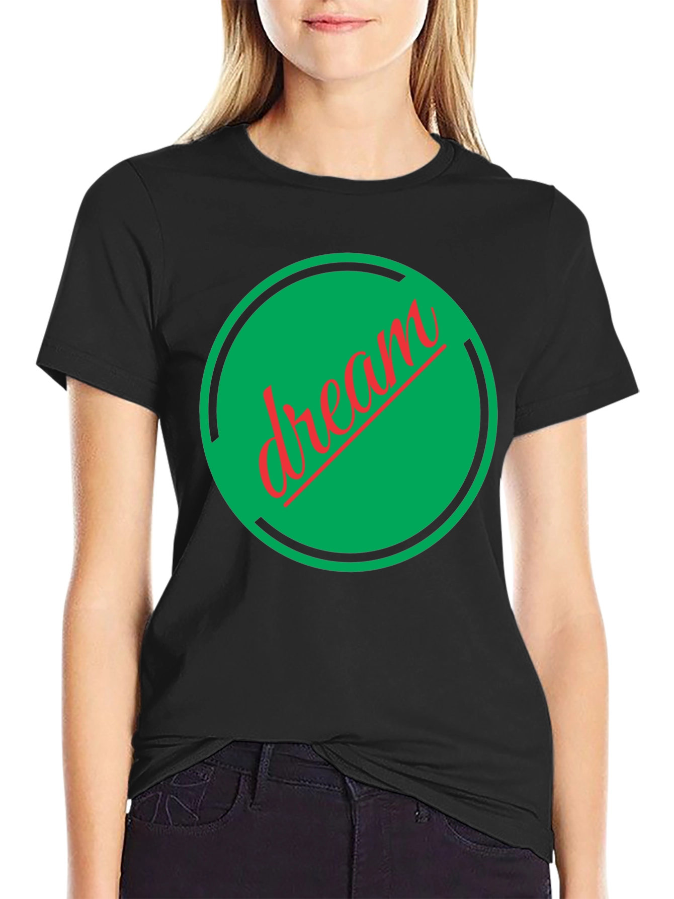 Dream Circle Graphic Tee - Soft Cotton Comfort