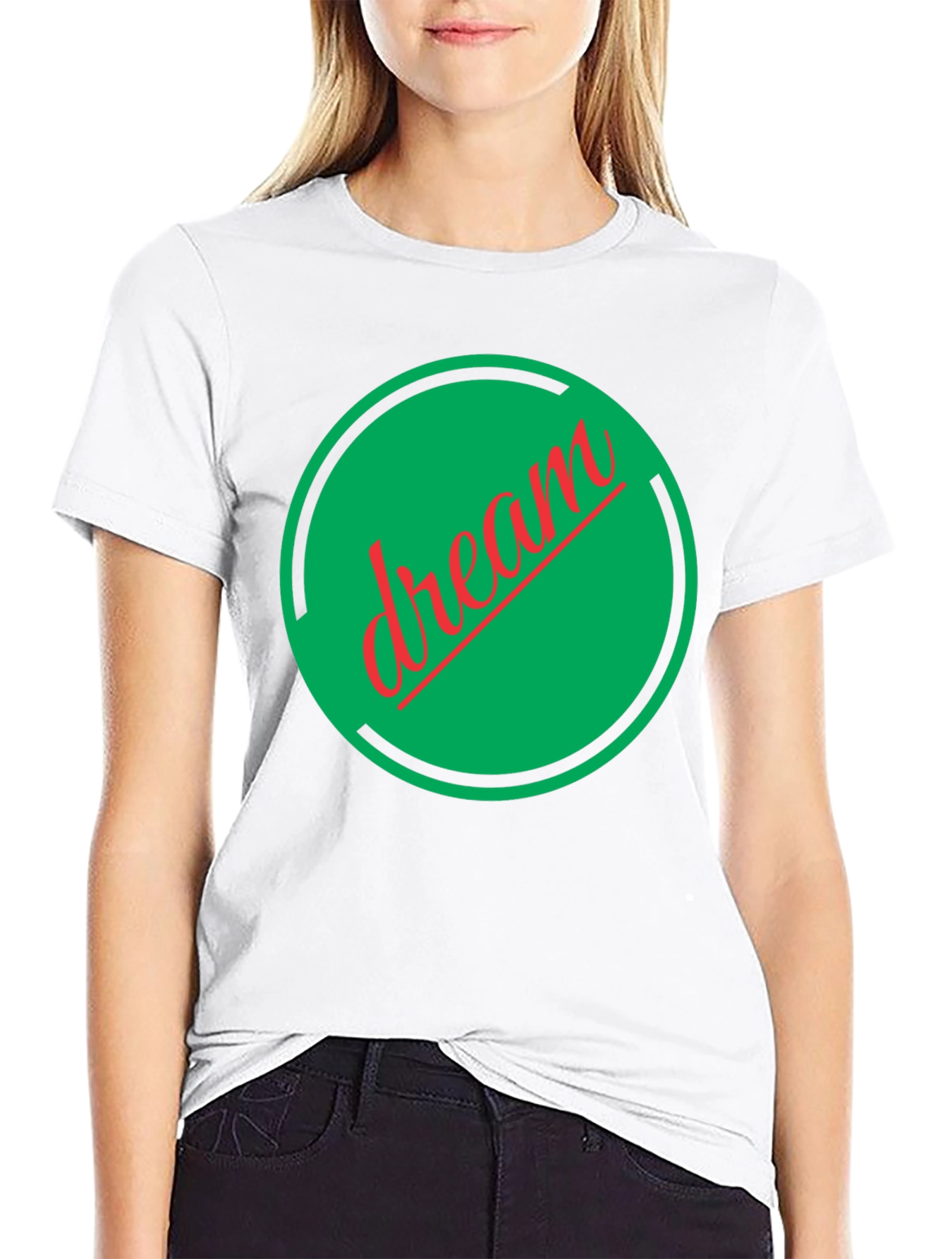 Dream Circle Graphic Tee - Soft Cotton Comfort