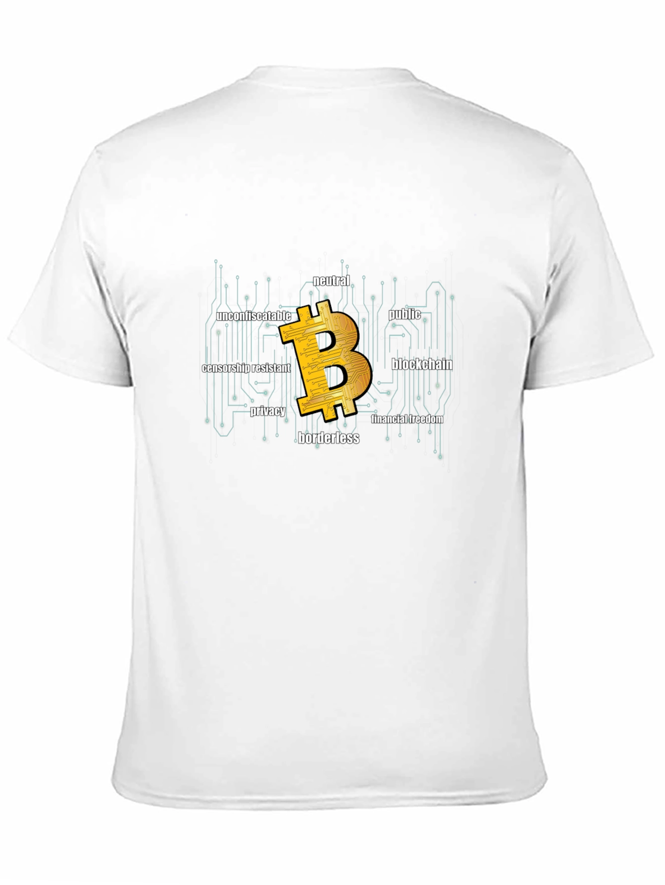 Bitcoin Blockchain T-Shirt - Financial Freedom