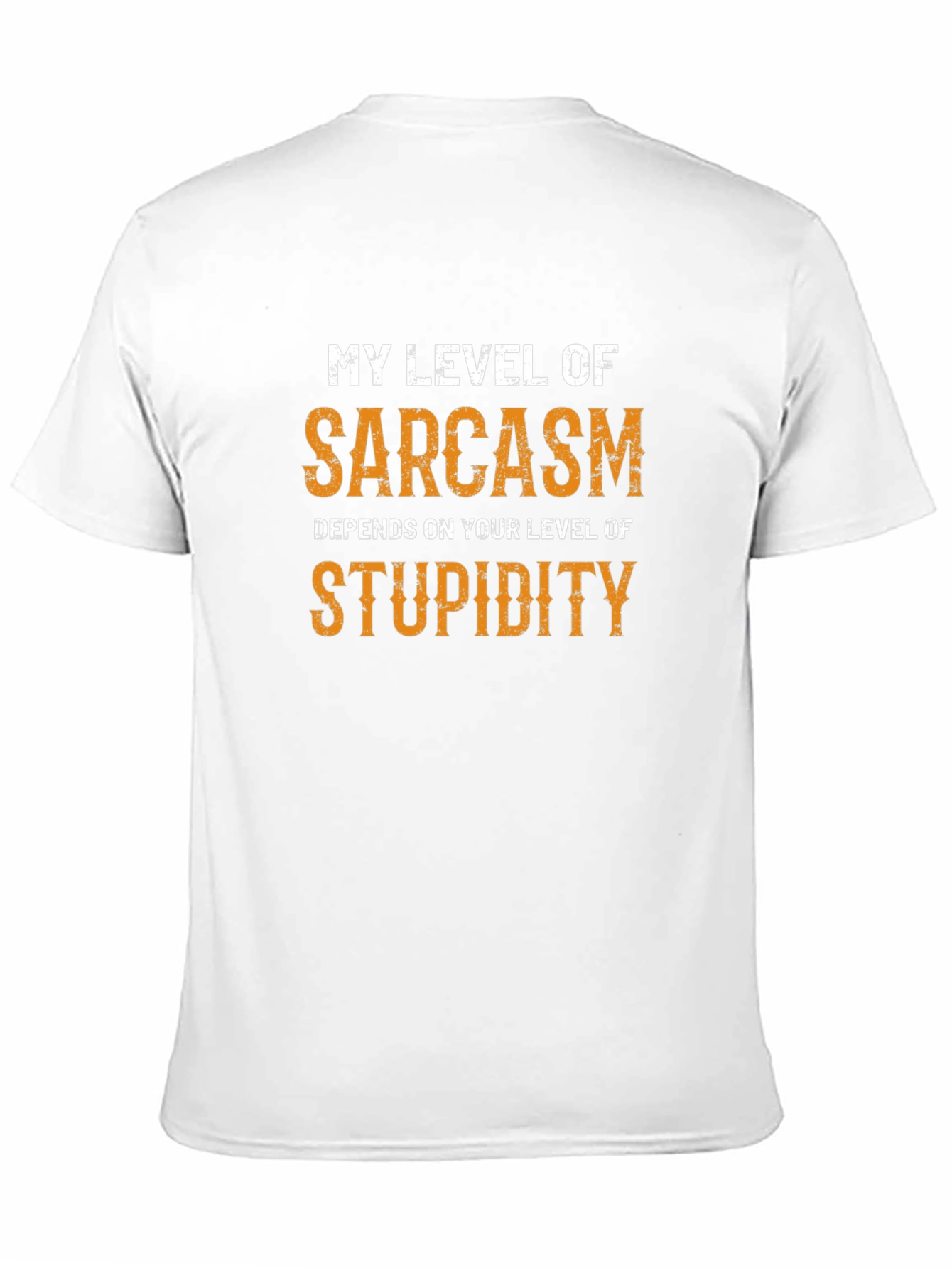 Sarcastic Humor Graphic Tee - Black Cotton Blend