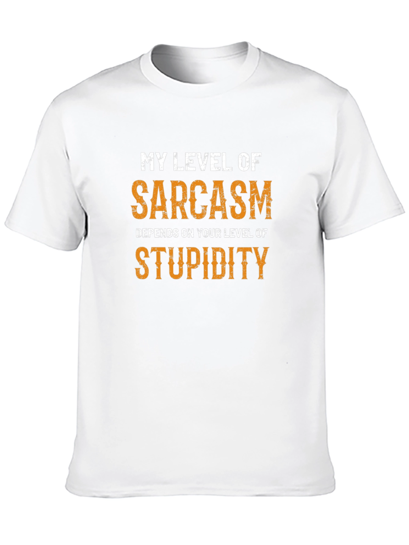 Sarcastic Humor Graphic Tee - Black Cotton Blend