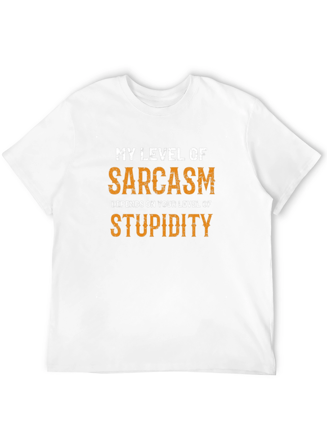 Sarcastic Humor Graphic Tee - Black Cotton Blend