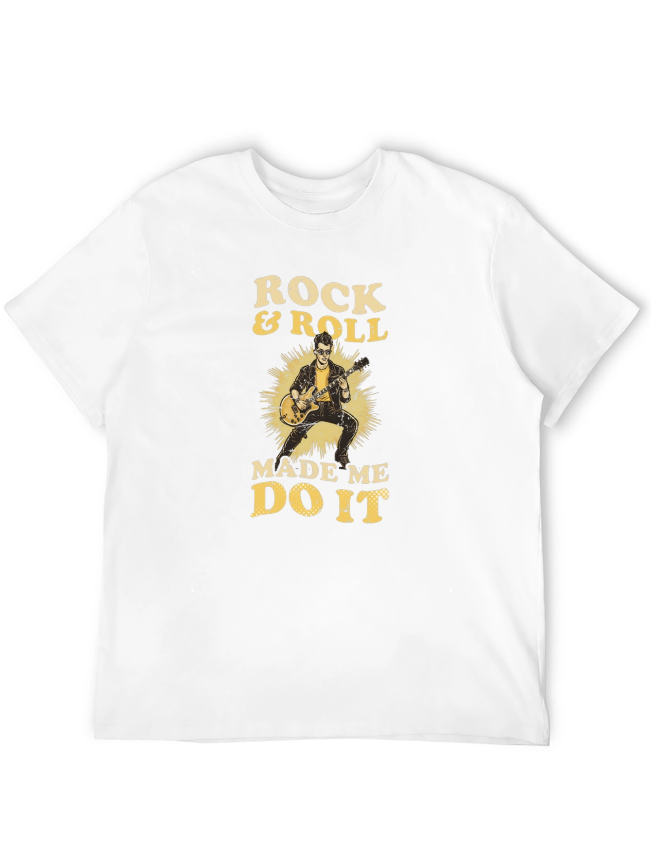 Rock & Roll Made Me Do It Graphic T-Shirt