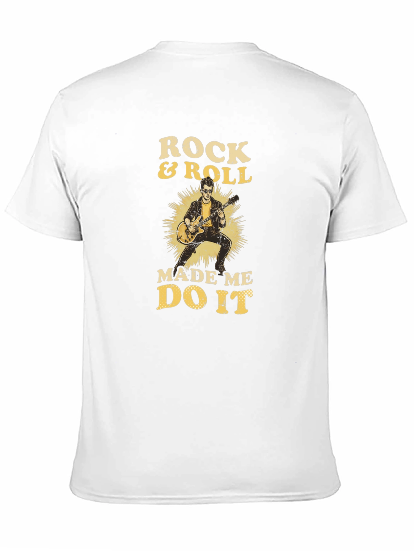 Rock & Roll Made Me Do It Graphic T-Shirt