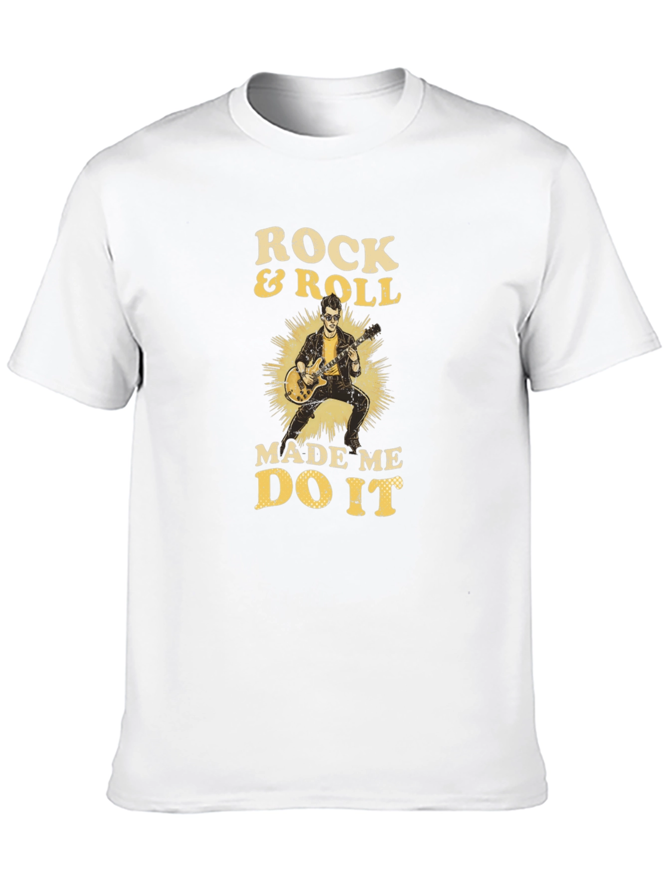 Rock & Roll Made Me Do It Graphic T-Shirt