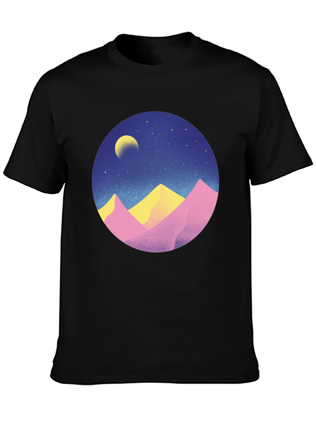 Mountains & Moon Graphic T-Shirt