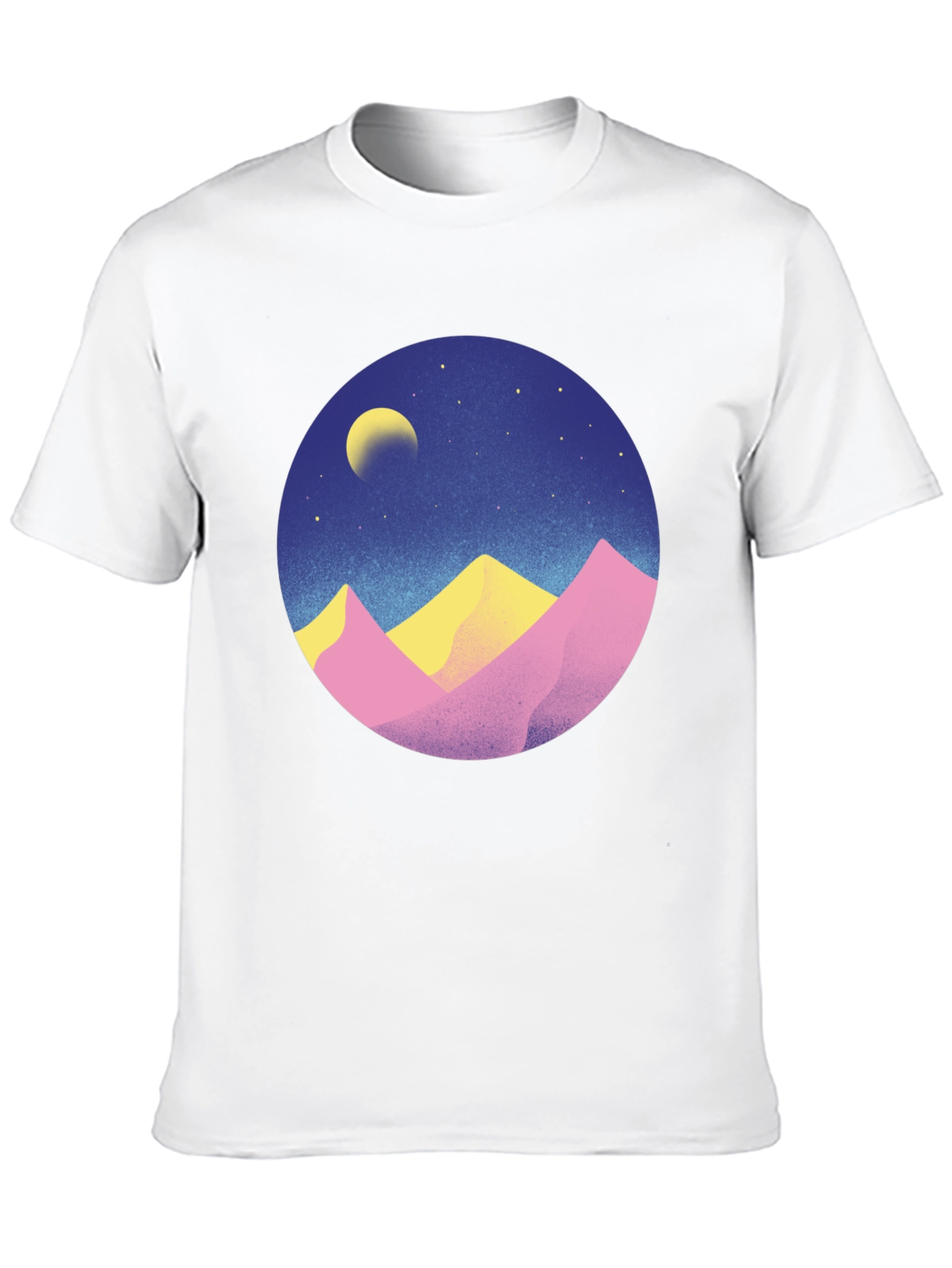 Mountains & Moon Graphic T-Shirt