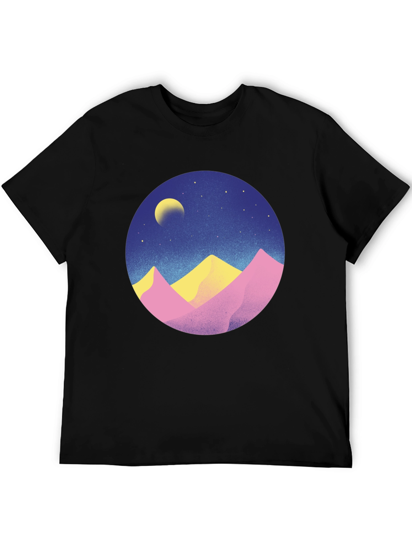 Mountains & Moon Graphic T-Shirt