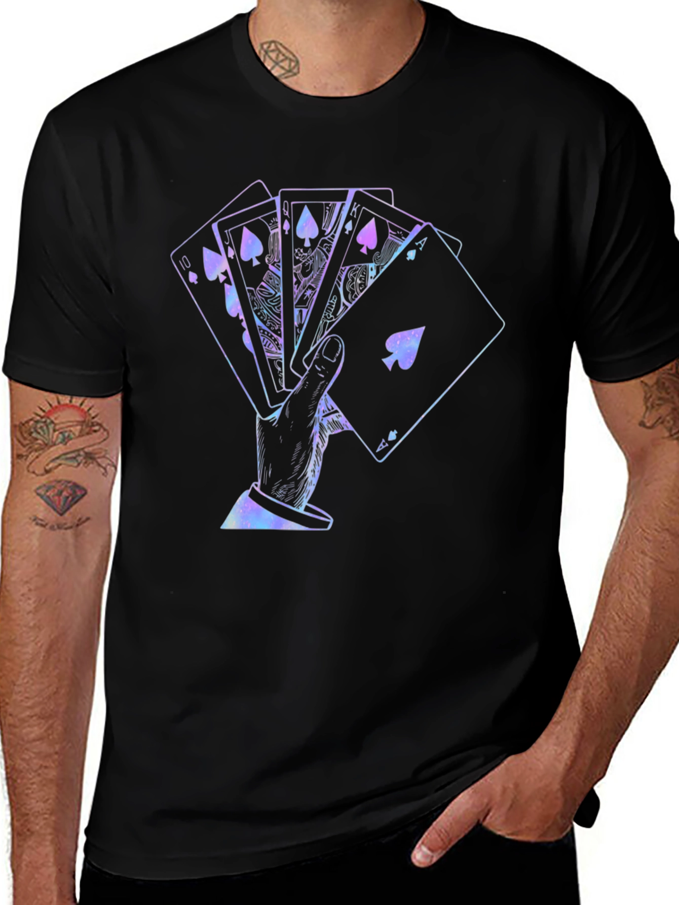 Aces Card Magic Graphic T-Shirt