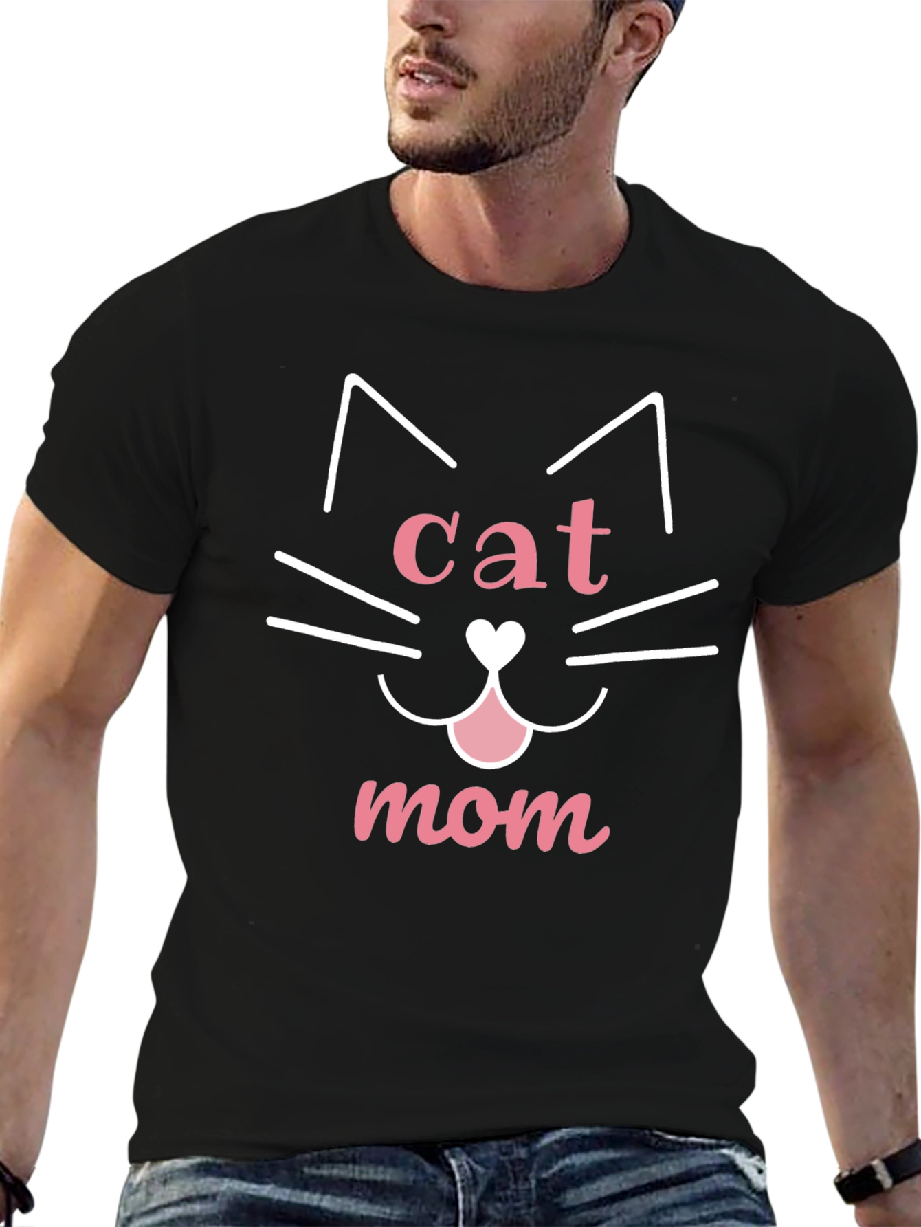 Cat Mom T-Shirt - Cute Pet Lover Tee