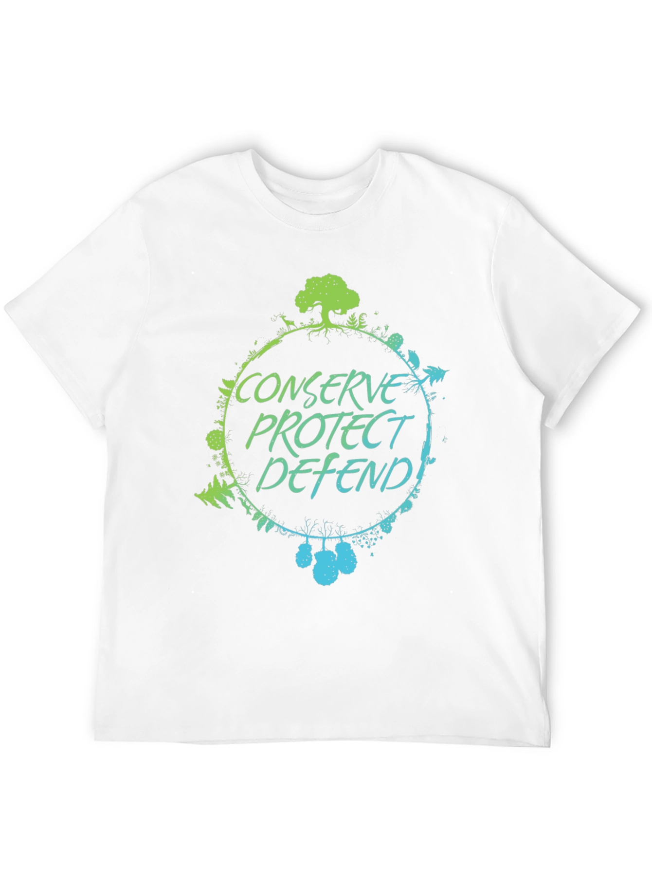 Conserve Protect Defend Graphic Tee - Black