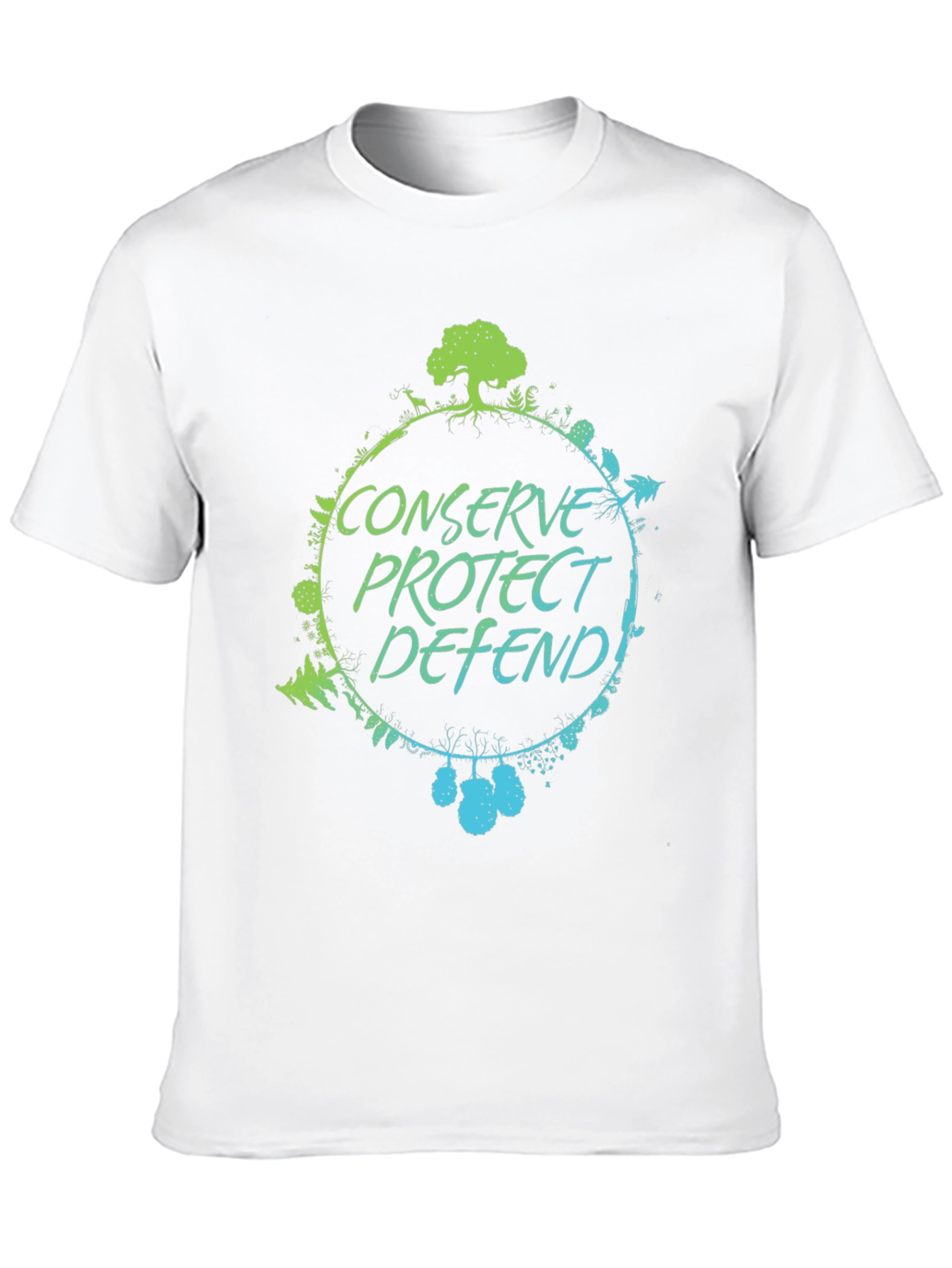 Conserve Protect Defend Graphic Tee - Black