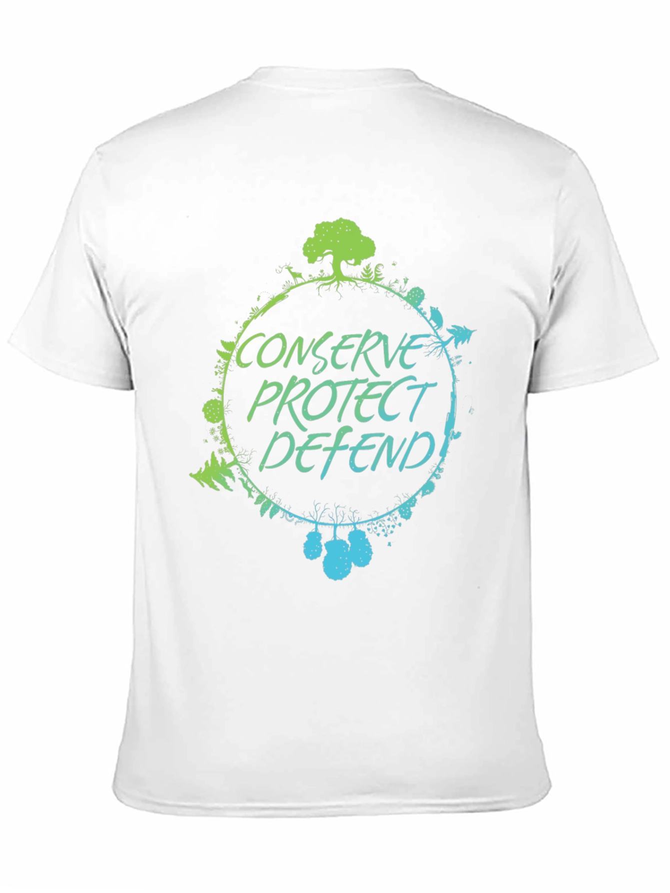 Conserve Protect Defend Graphic Tee - Black