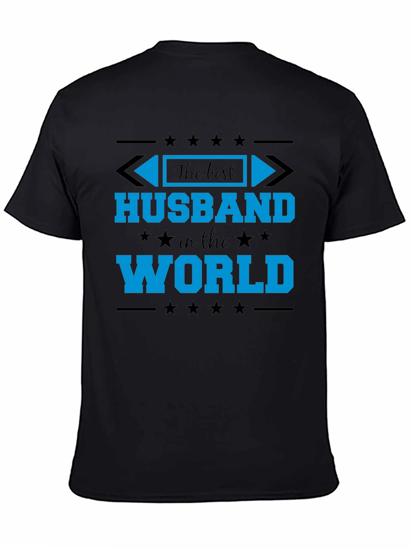 Best Husband in the World Black T-Shirt