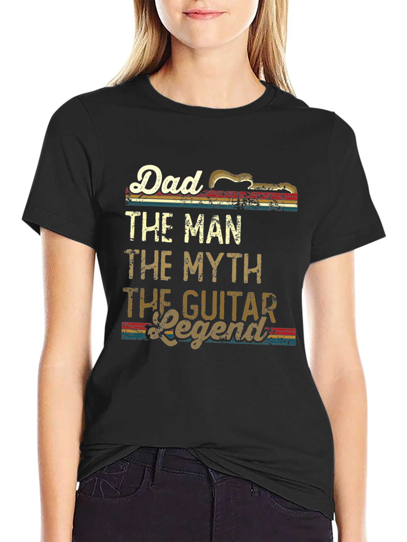 Dad Guitar Legend T-Shirt - The Man The Myth!