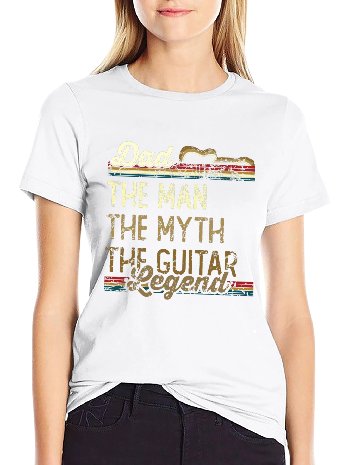 Dad Guitar Legend T-Shirt - The Man The Myth!