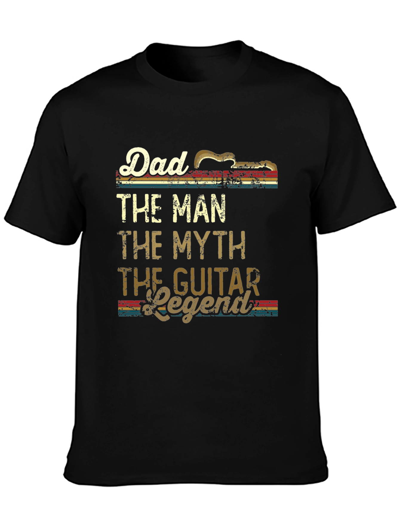 Dad Guitar Legend T-Shirt - The Man The Myth!