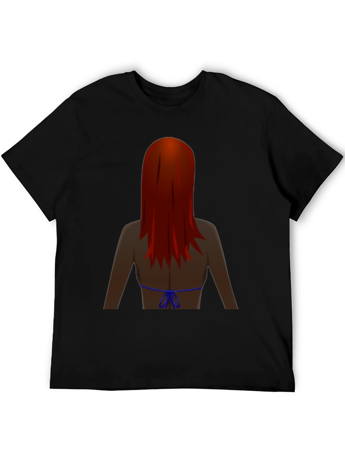 Novelty Graphic Tee - Woman with Red Hair