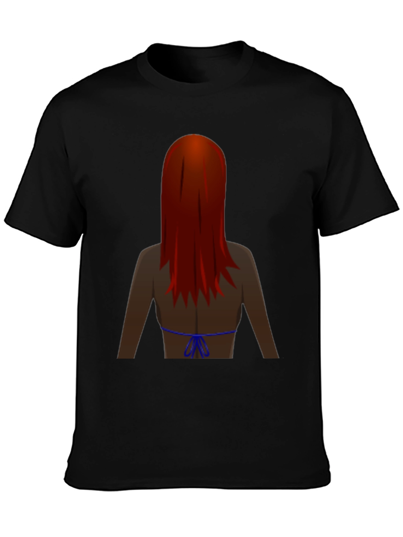 Novelty Graphic Tee - Woman with Red Hair
