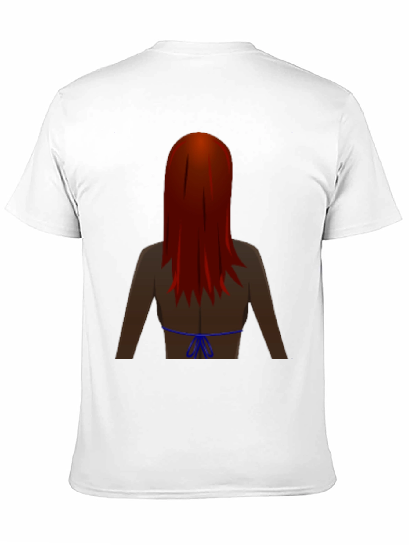 Novelty Graphic Tee - Woman with Red Hair