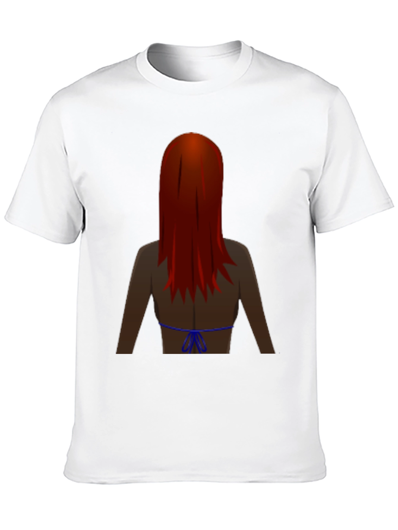 Novelty Graphic Tee - Woman with Red Hair