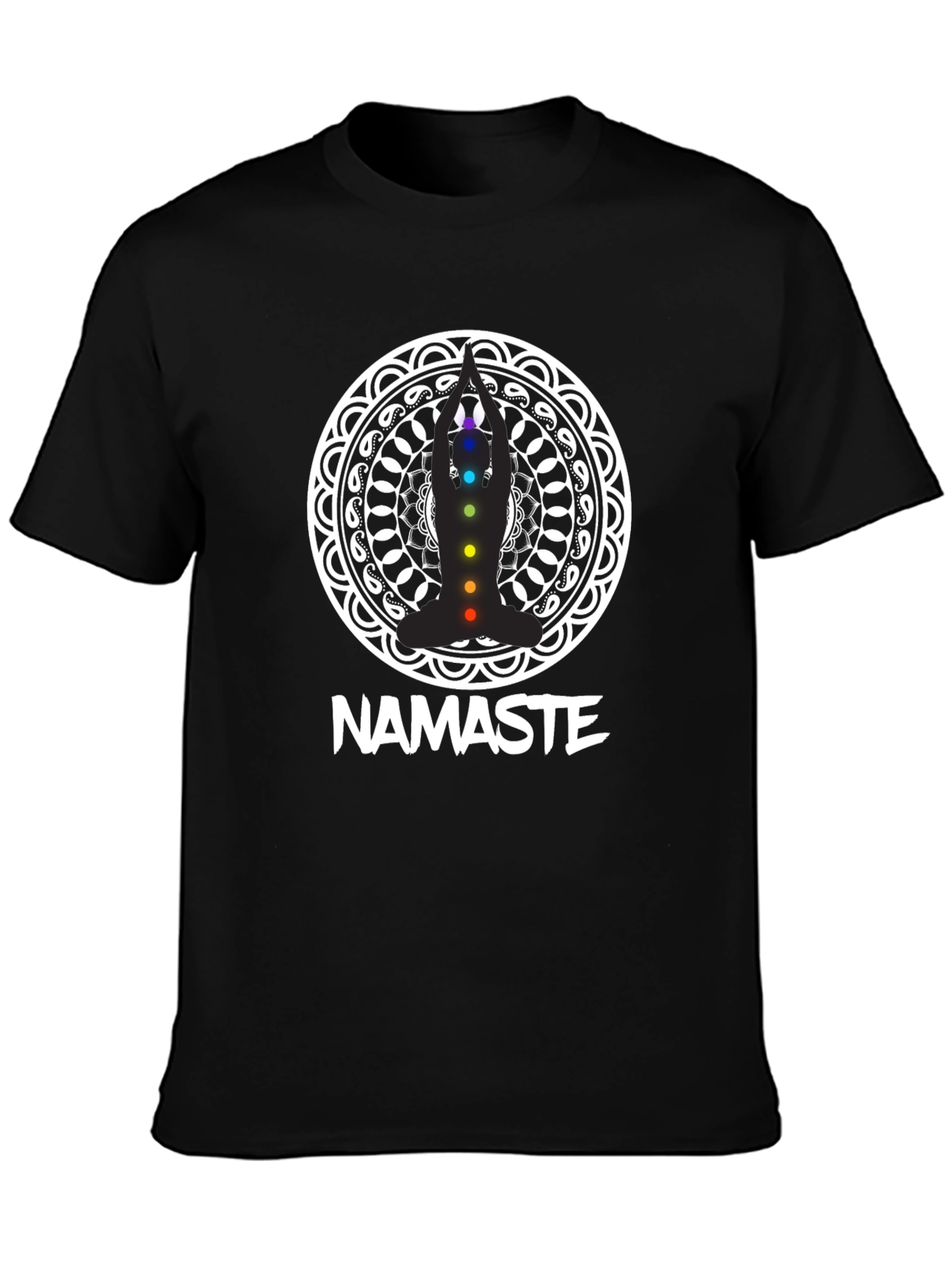 Namaste Chakra T-Shirt - Yoga Meditation Tee