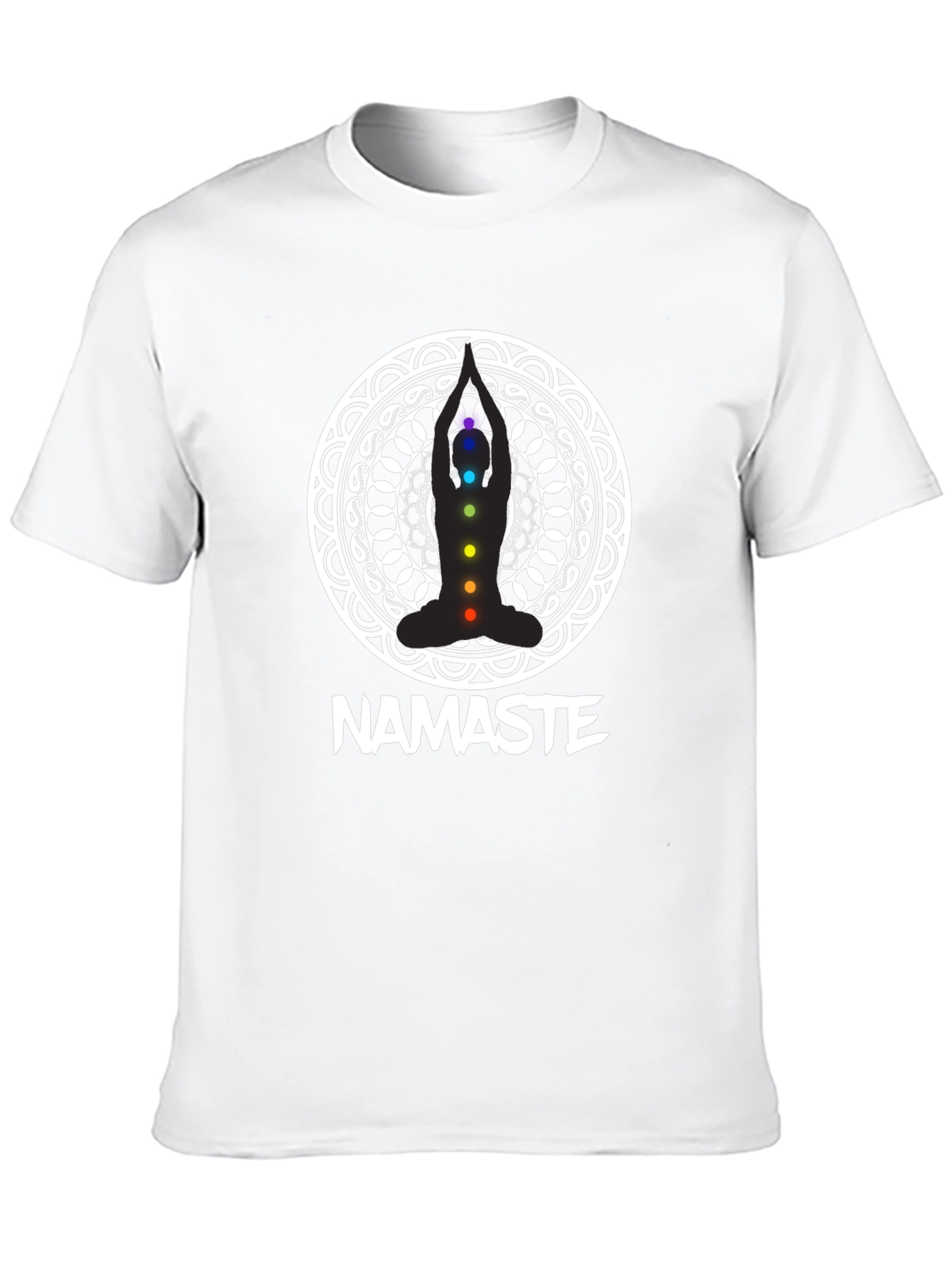 Namaste Chakra T-Shirt - Yoga Meditation Tee