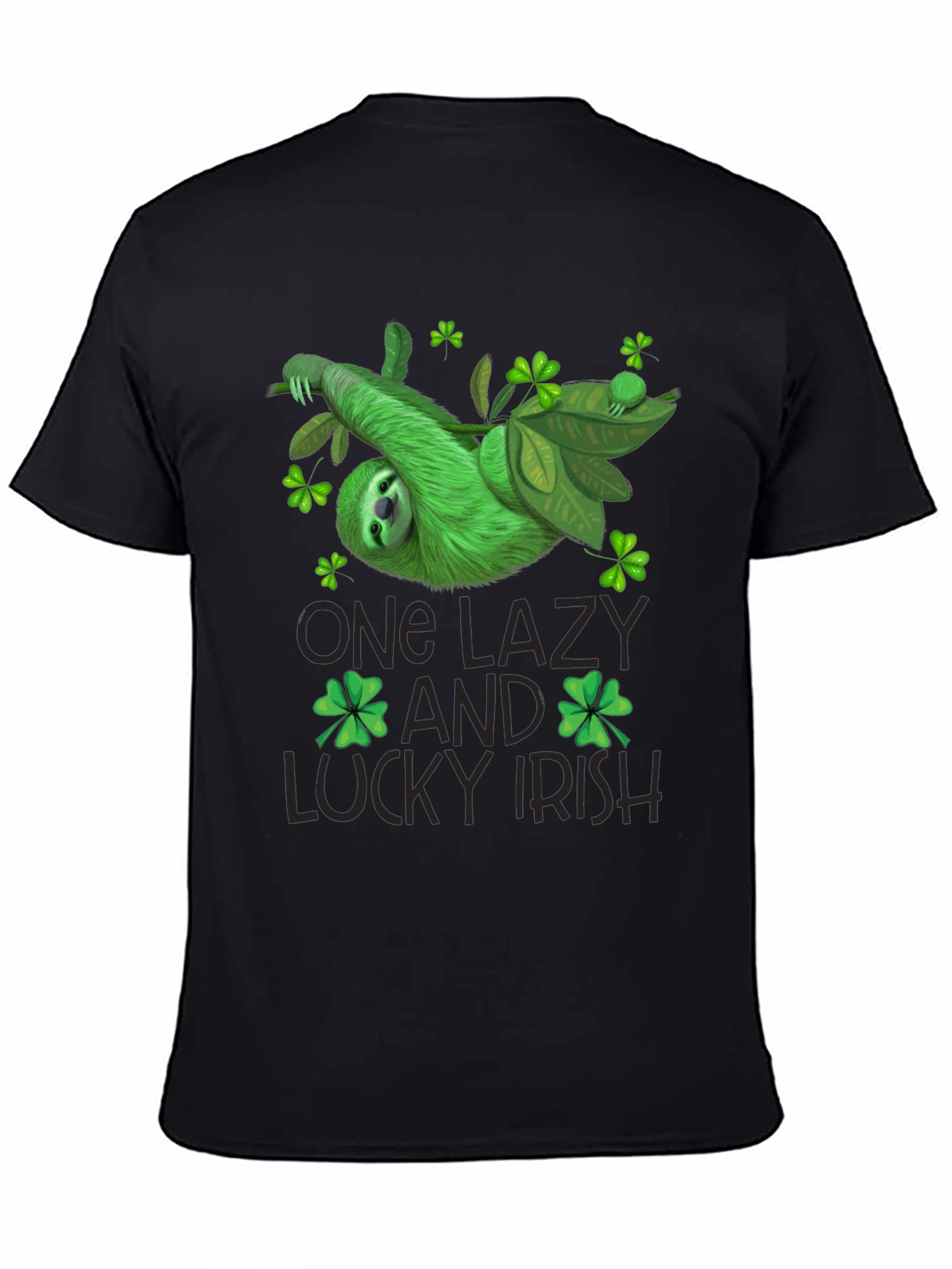 One Lazy Lucky Irish St. Patricks Day Sloth T-Shirt