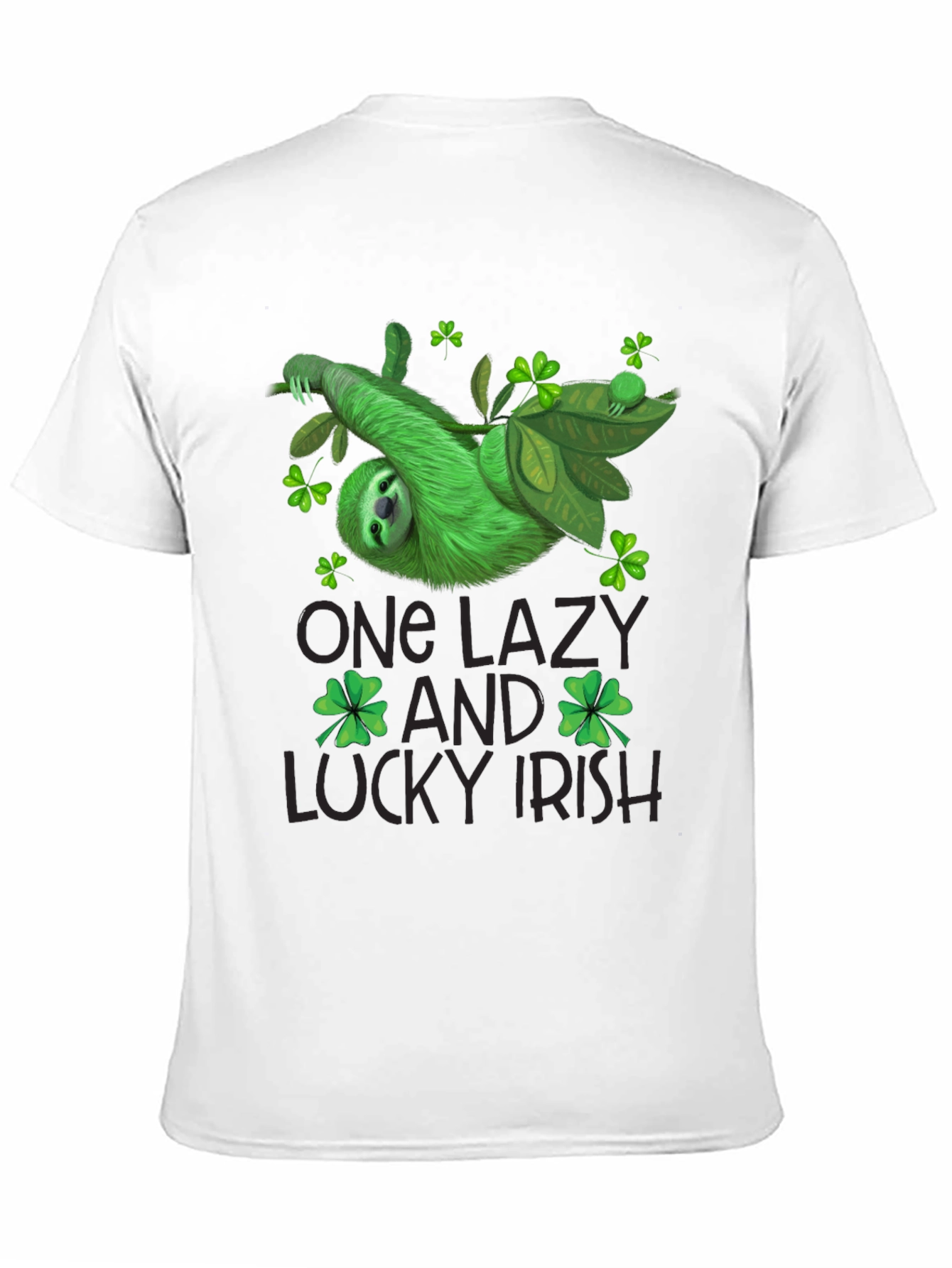 One Lazy Lucky Irish St. Patricks Day Sloth T-Shirt