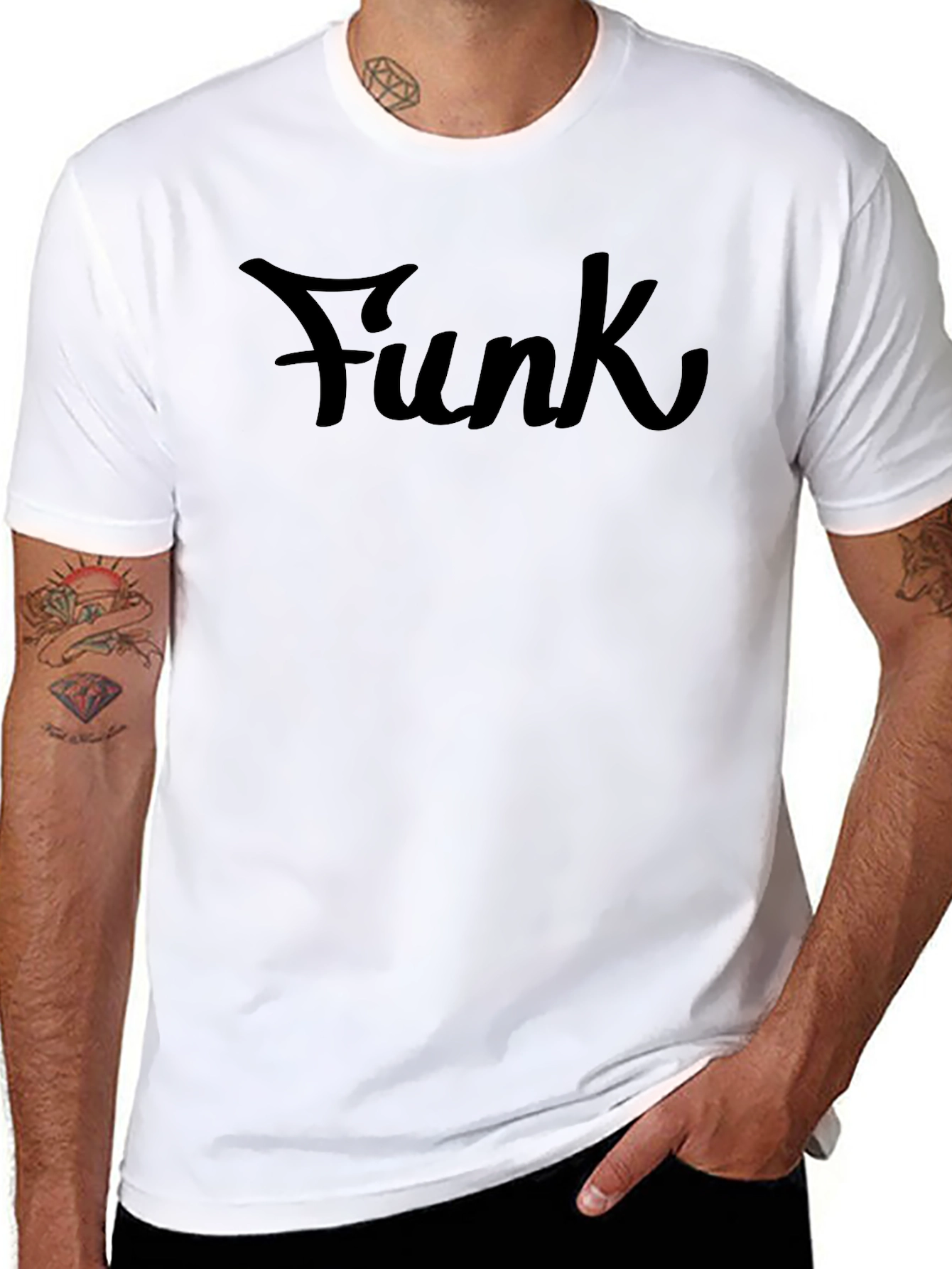 Black Funk T-Shirt - Trendy Casual Wear