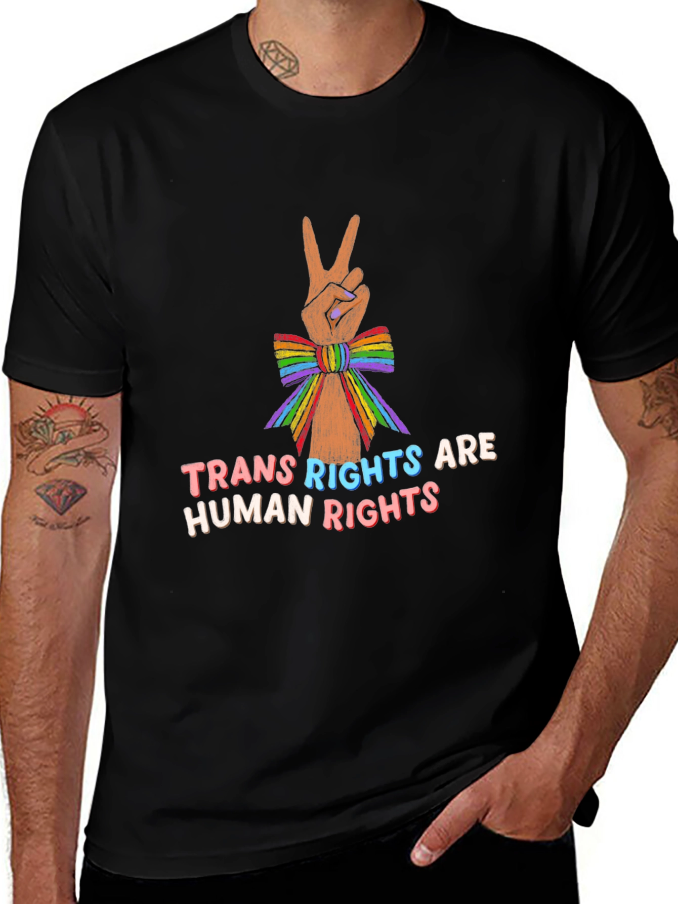 Trans Rights are Human Rights Graphic Tee
