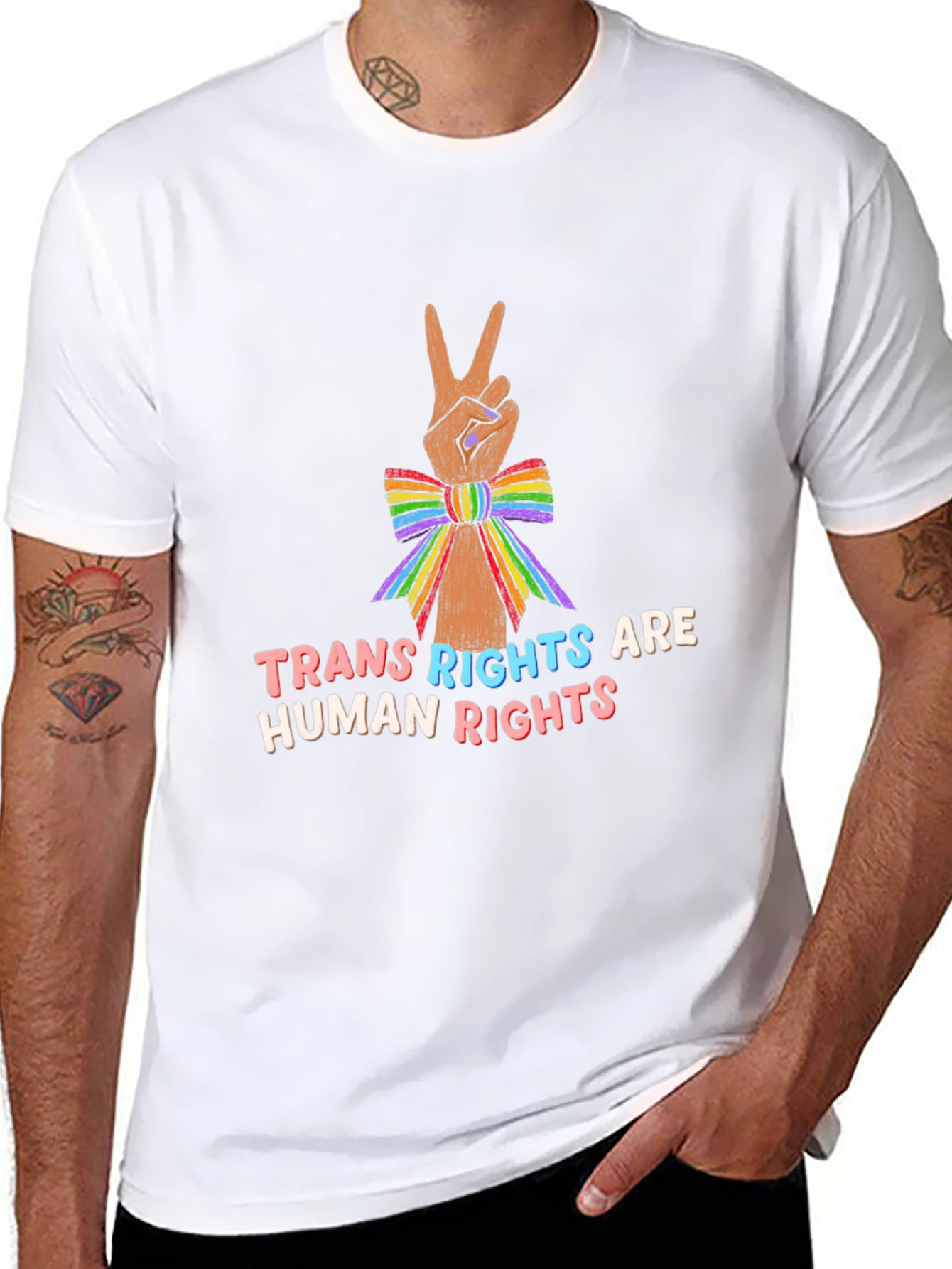 Trans Rights are Human Rights Graphic Tee