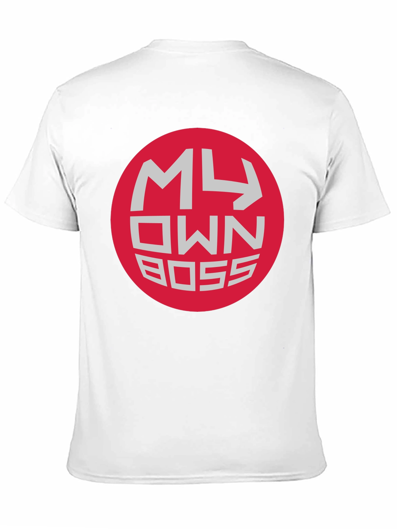 My Own Boss Graphic Tee - Black Crew Neck