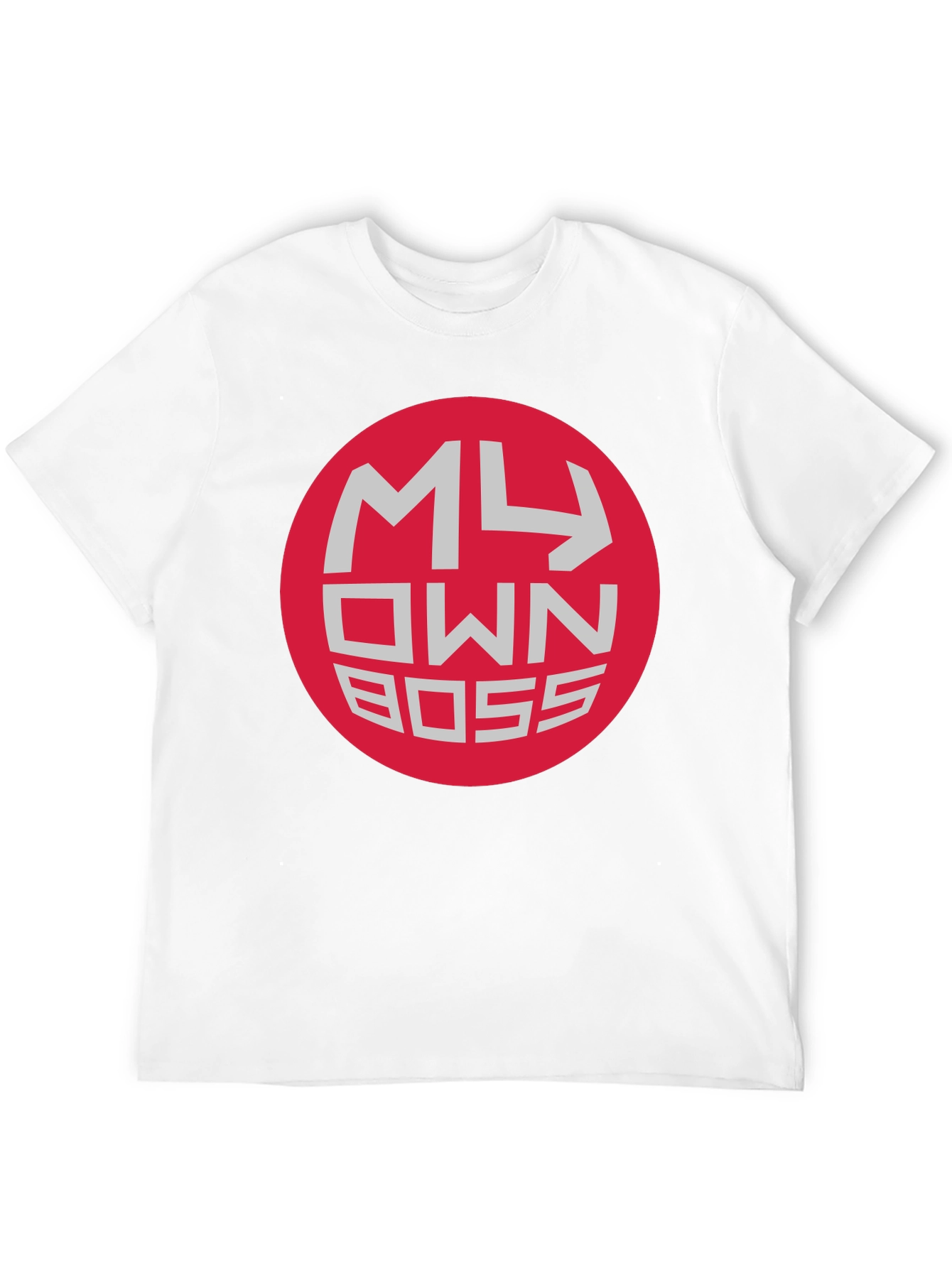 My Own Boss Graphic Tee - Black Crew Neck