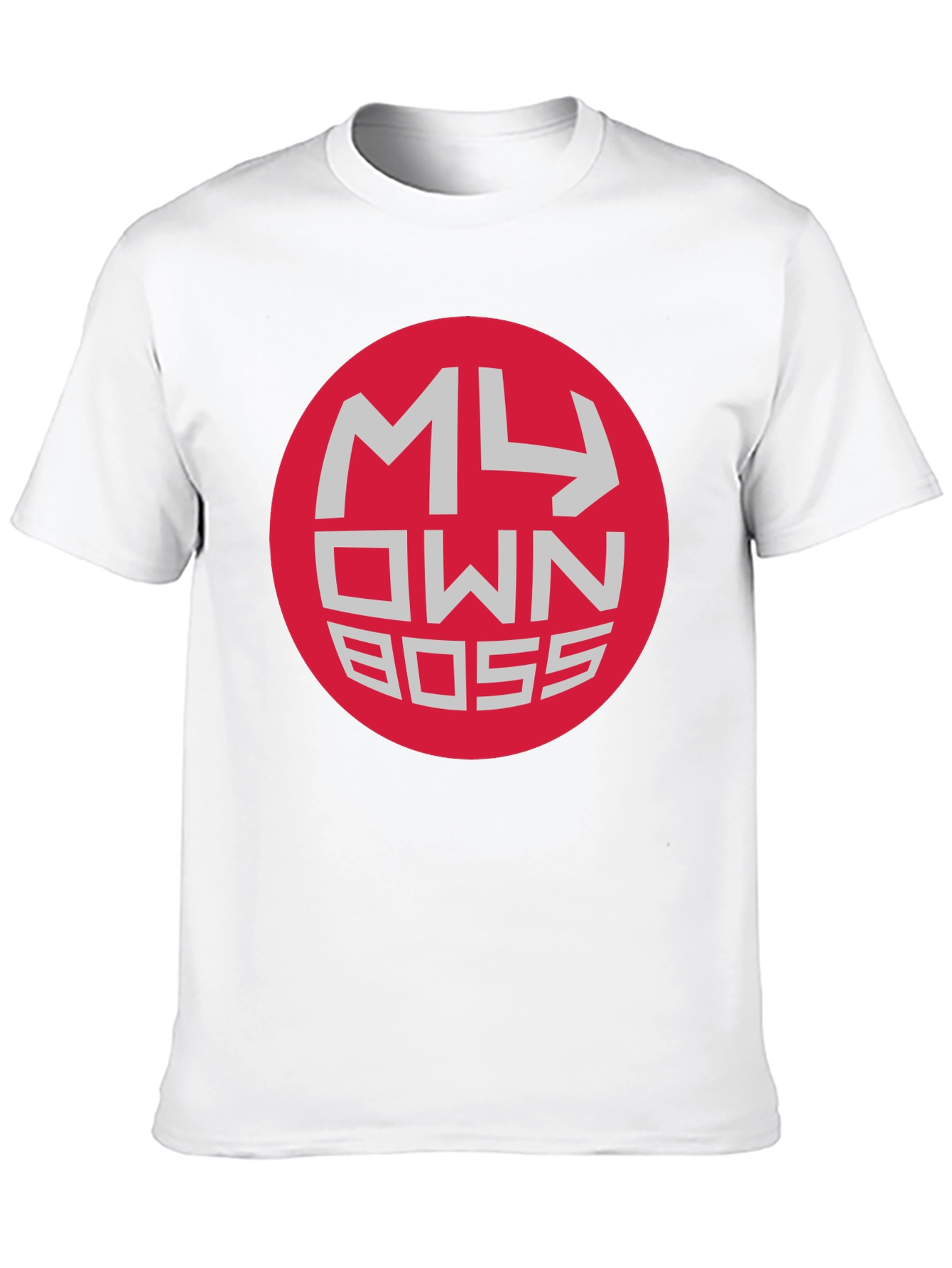 My Own Boss Graphic Tee - Black Crew Neck