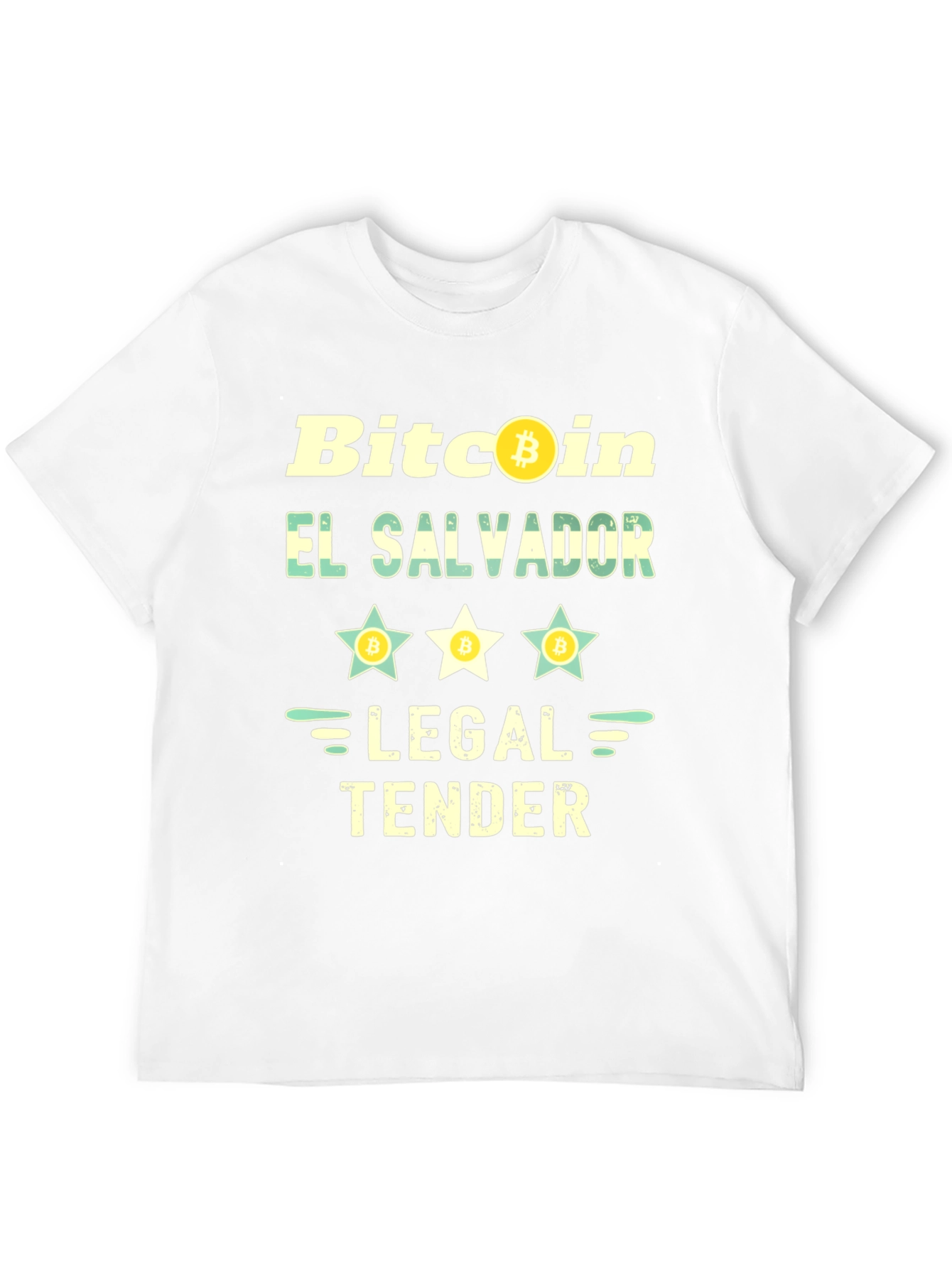 Bitcoin El Salvador Legal Tender Black T-Shirt