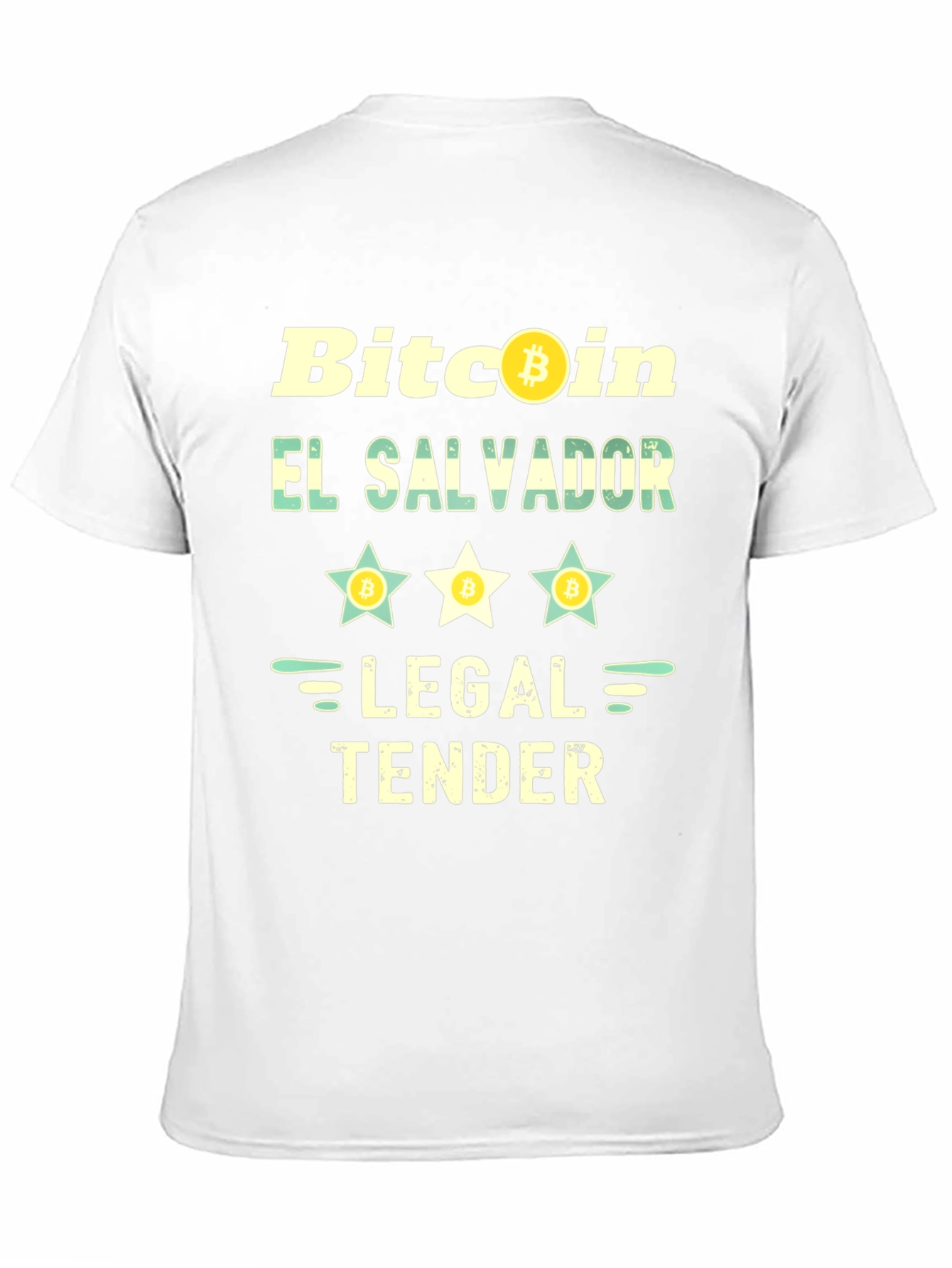 Bitcoin El Salvador Legal Tender Black T-Shirt