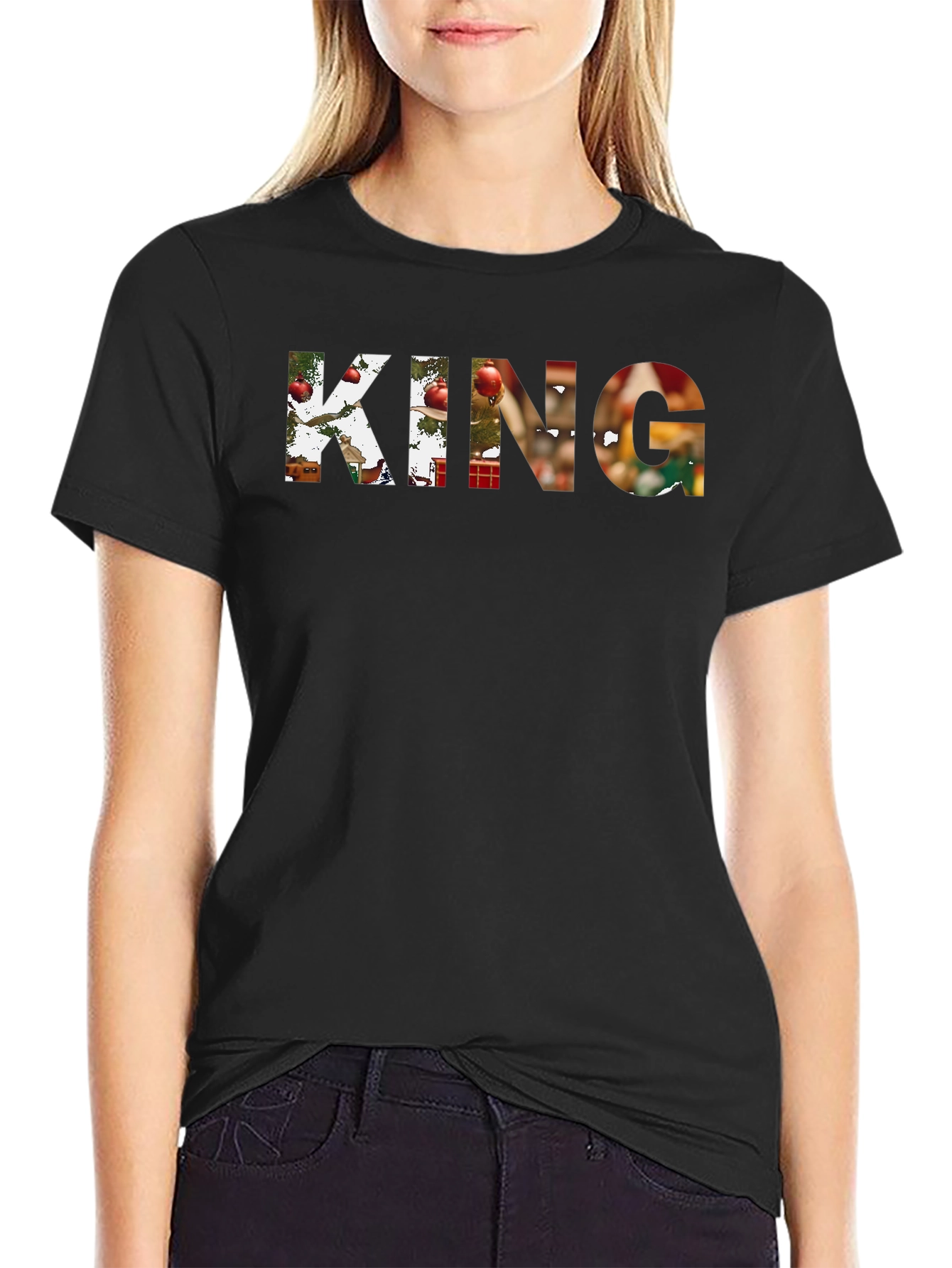 Christmas King Graphic Tee - Holiday Style