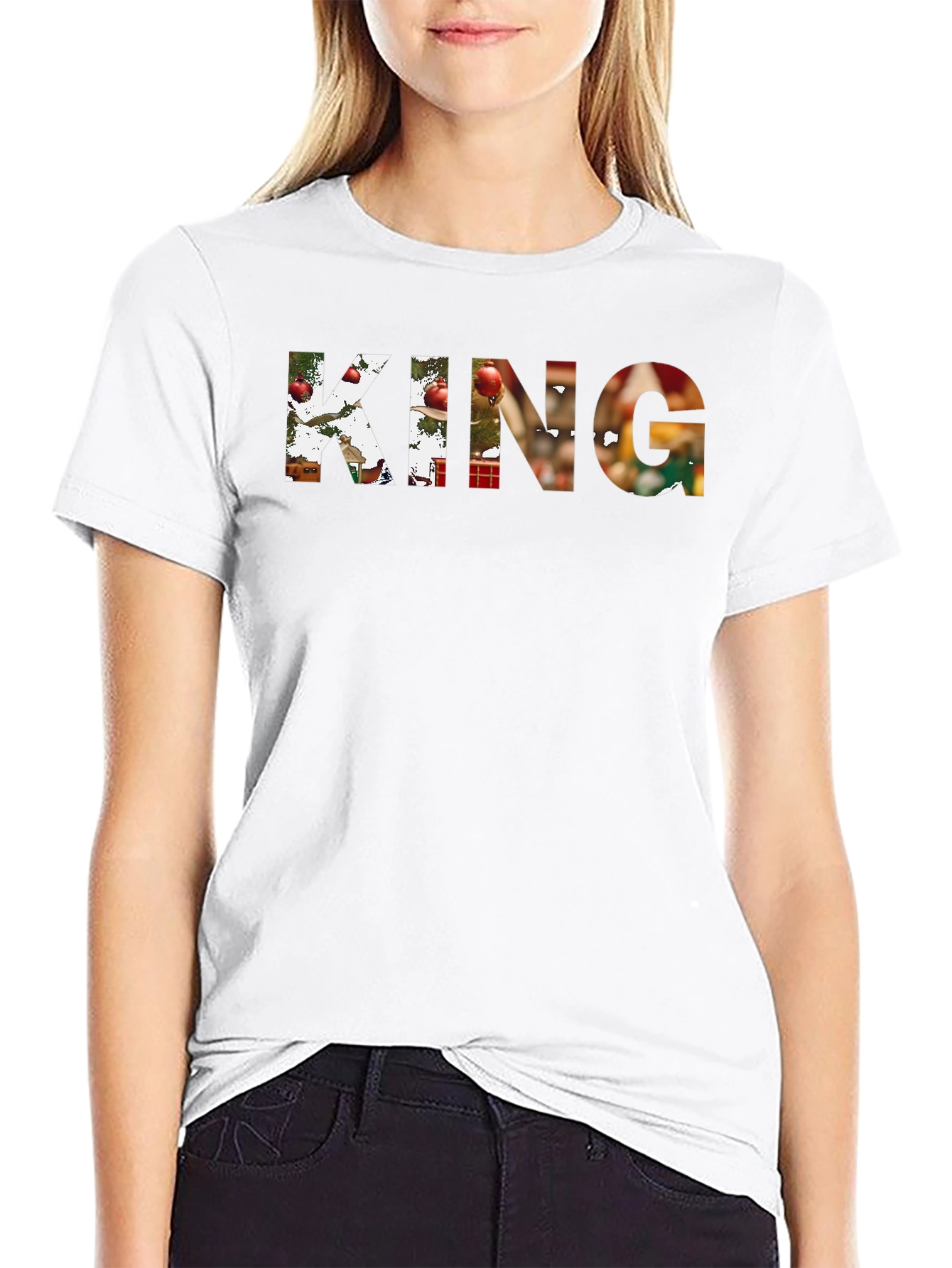 Christmas King Graphic Tee - Holiday Style